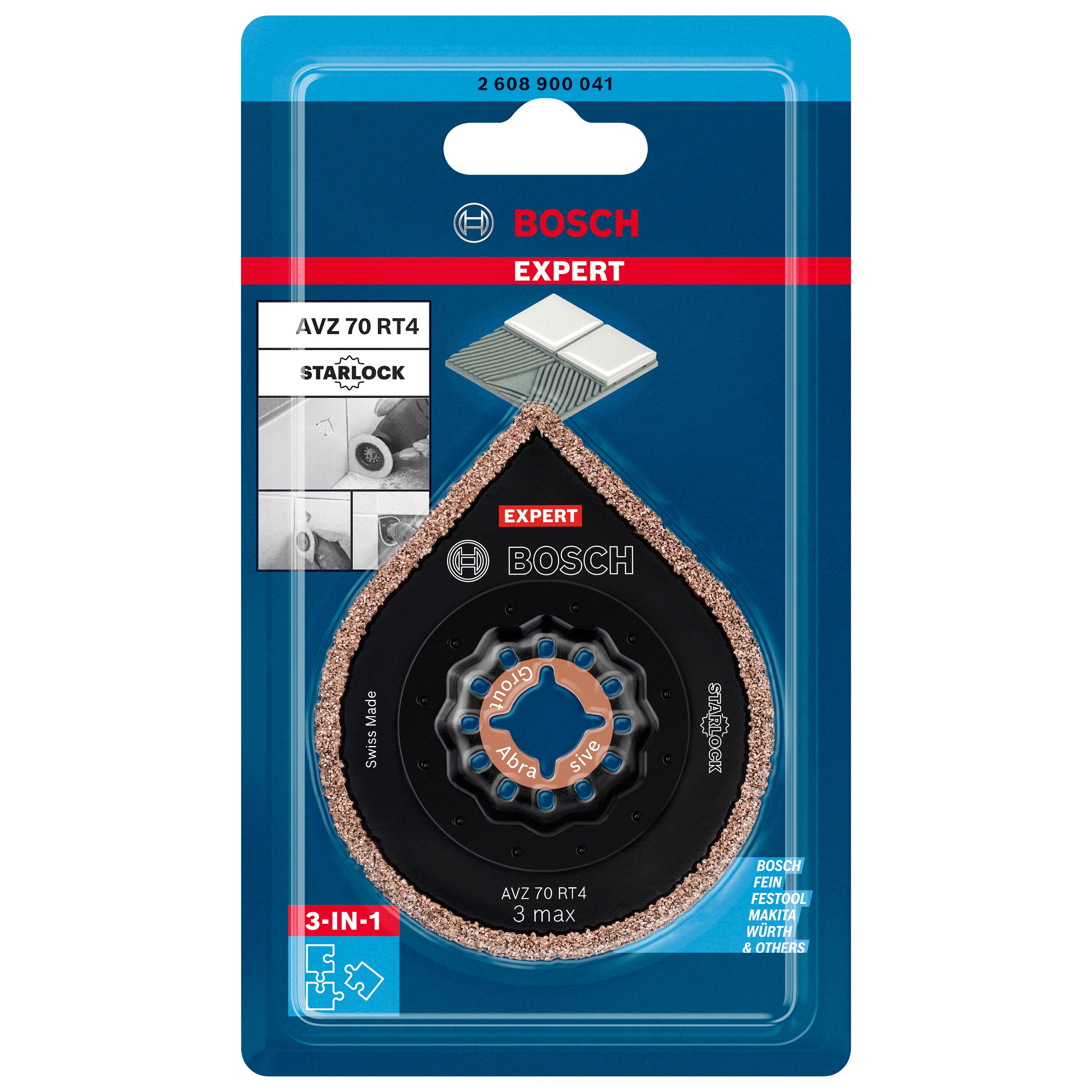 Bosch Expert Grout removal blade (Dia)70mm AVZ 70 RT | DIY at B&Q