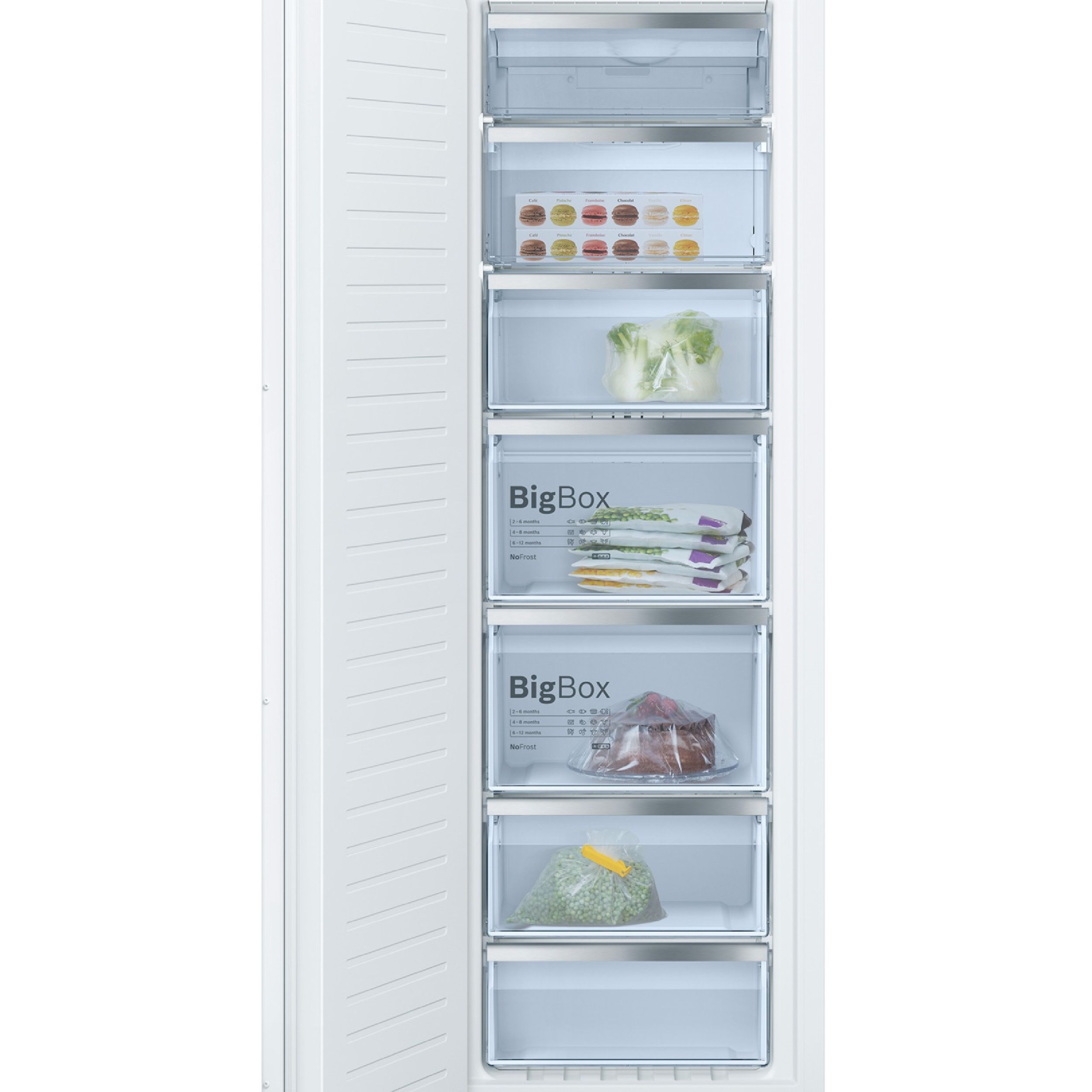 Bosch GIN81AE30G Integrated Frost free Freezer - White