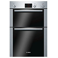 Bosch HBM13B252B Built-in Double Conventional Oven - Brushed steel