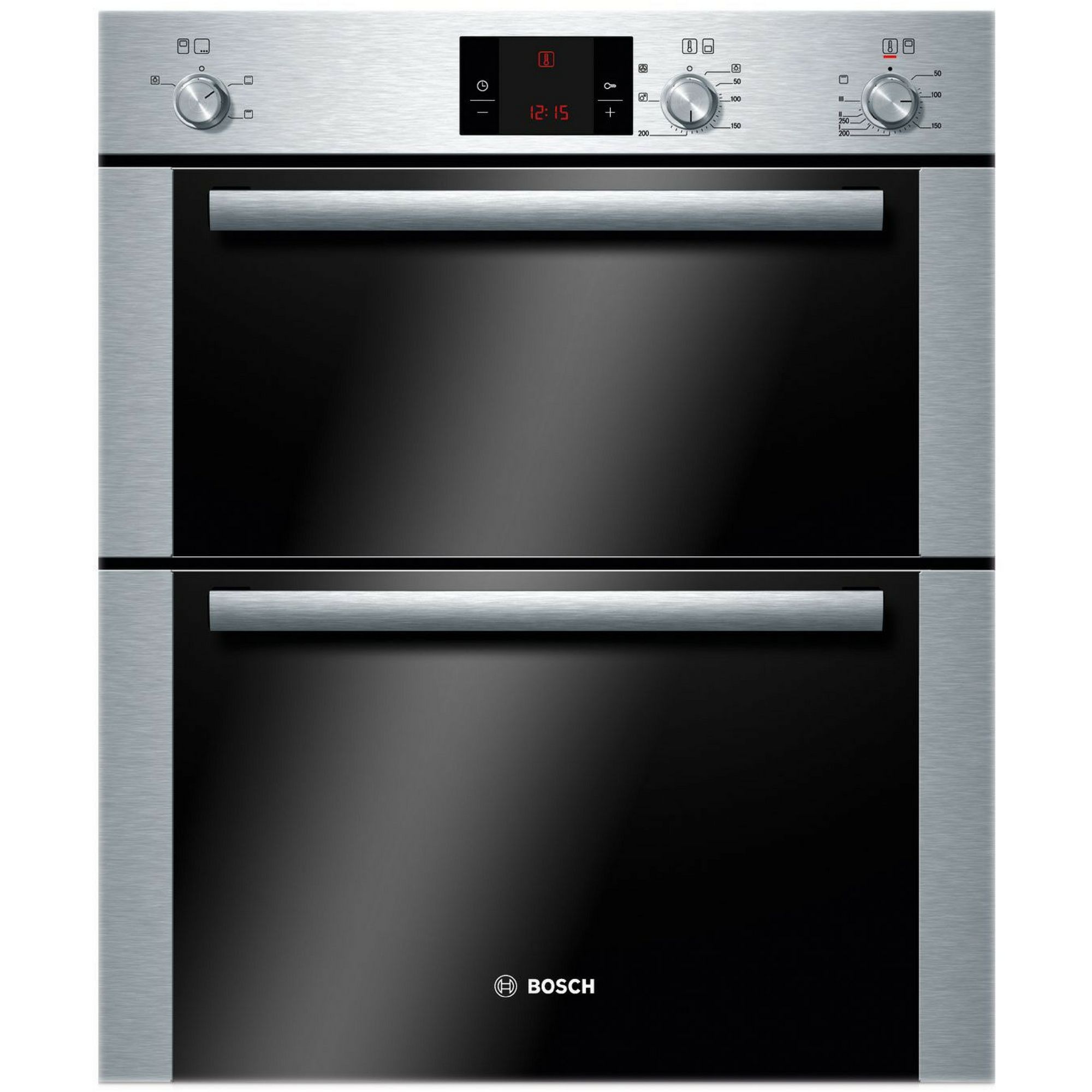 Bosch HBN13B251B Brushed steel Integrated Electric Double Double Oven