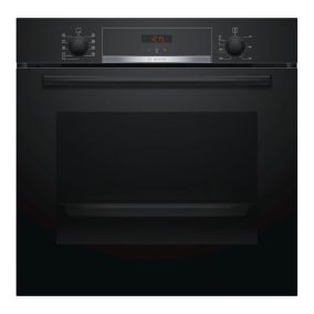 Bosch HBS534BB0B Built-in Single Multi-function pyrolytic Oven - Black