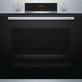 Bosch HBS534BS0B Built-in Single Multifunction Oven - Stainless steel effect