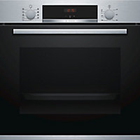 Bosch HBS534BS0B Built-in Single Multifunction Oven - Stainless steel