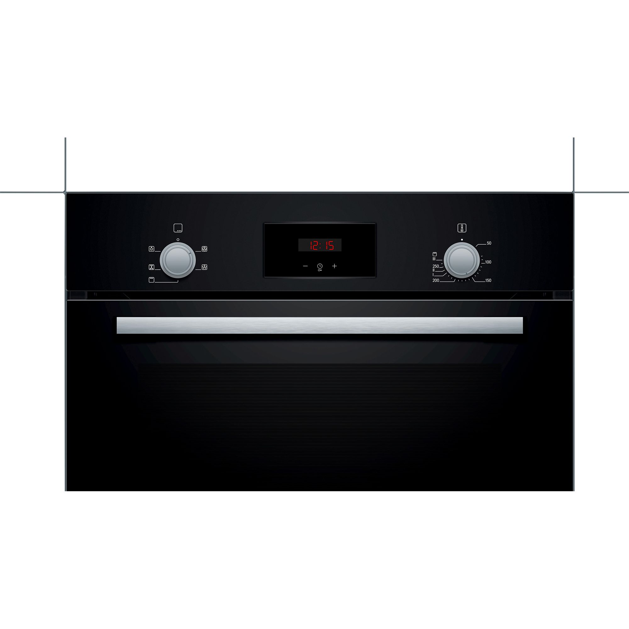Bosch HHF113BA0B Built in Single Multifunction Oven Black