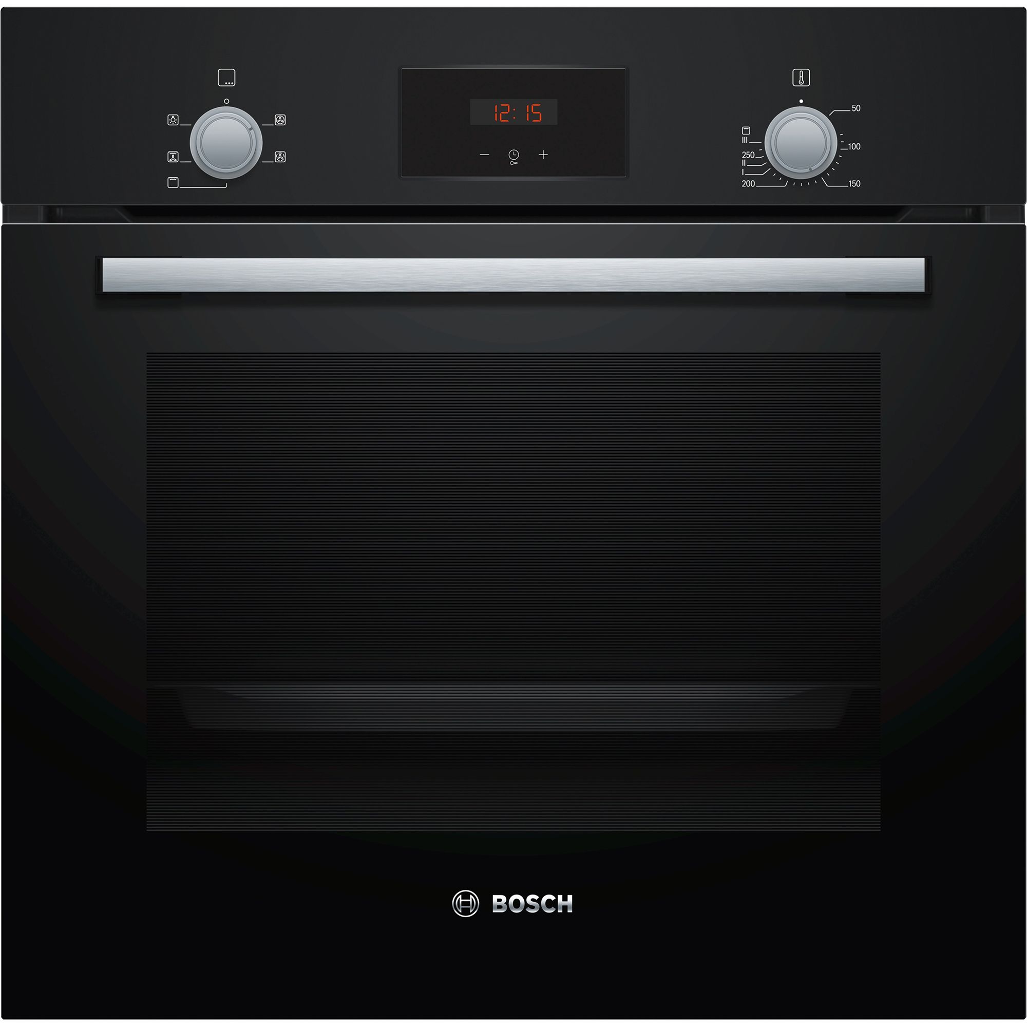 Bosch HHF113BA0B Built-in Single Multifunction Oven - Black