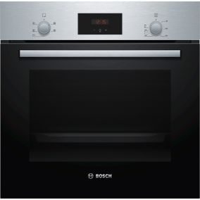 Bosch HHF113BR0B Built-in Single Multifunction Oven - Stainless steel