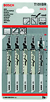 Bosch Jigsaw blade T101BR (L)74mm, Pack of 5