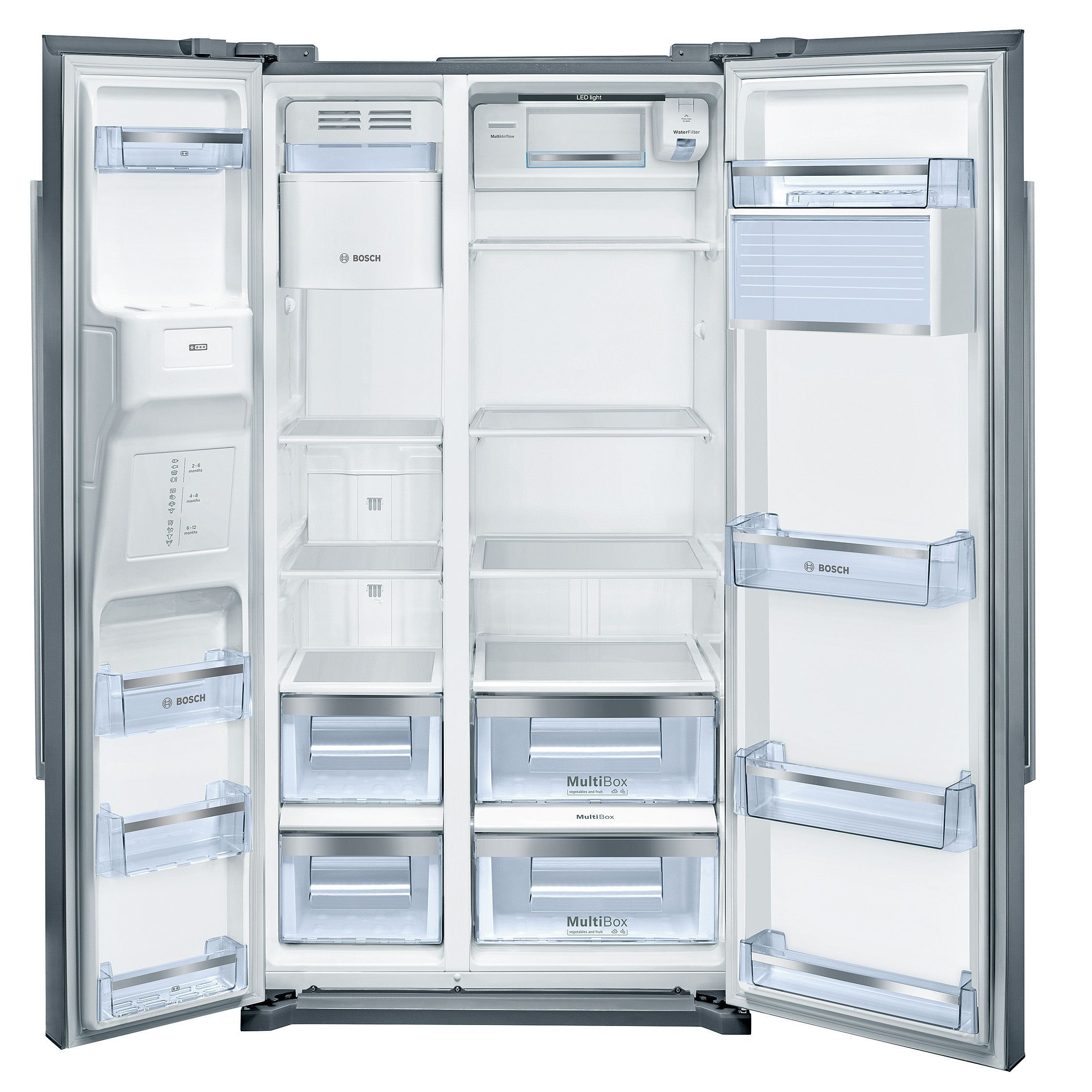 Bosch KAD90VB20G Freestanding Defrosting Fridge freezer - Black