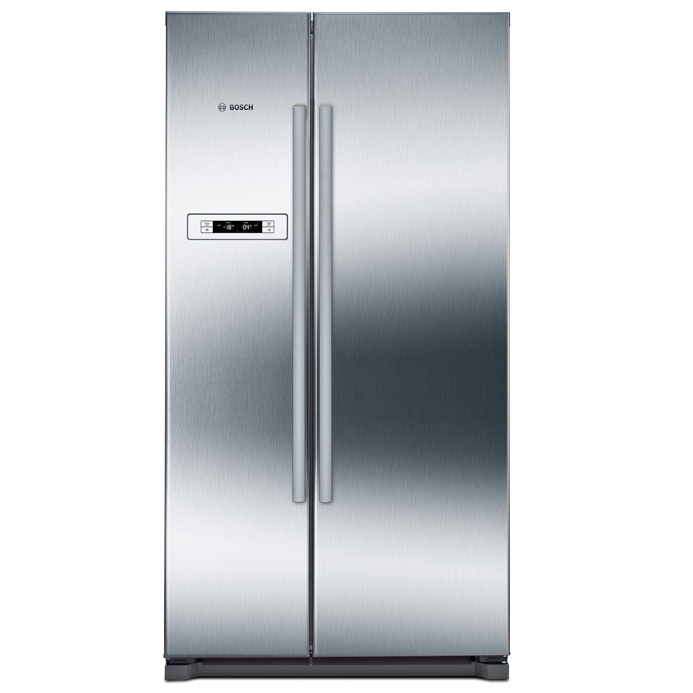 Bosch KAN90VI20G Freestanding Defrosting Fridge freezer - Silver stainless steel effect