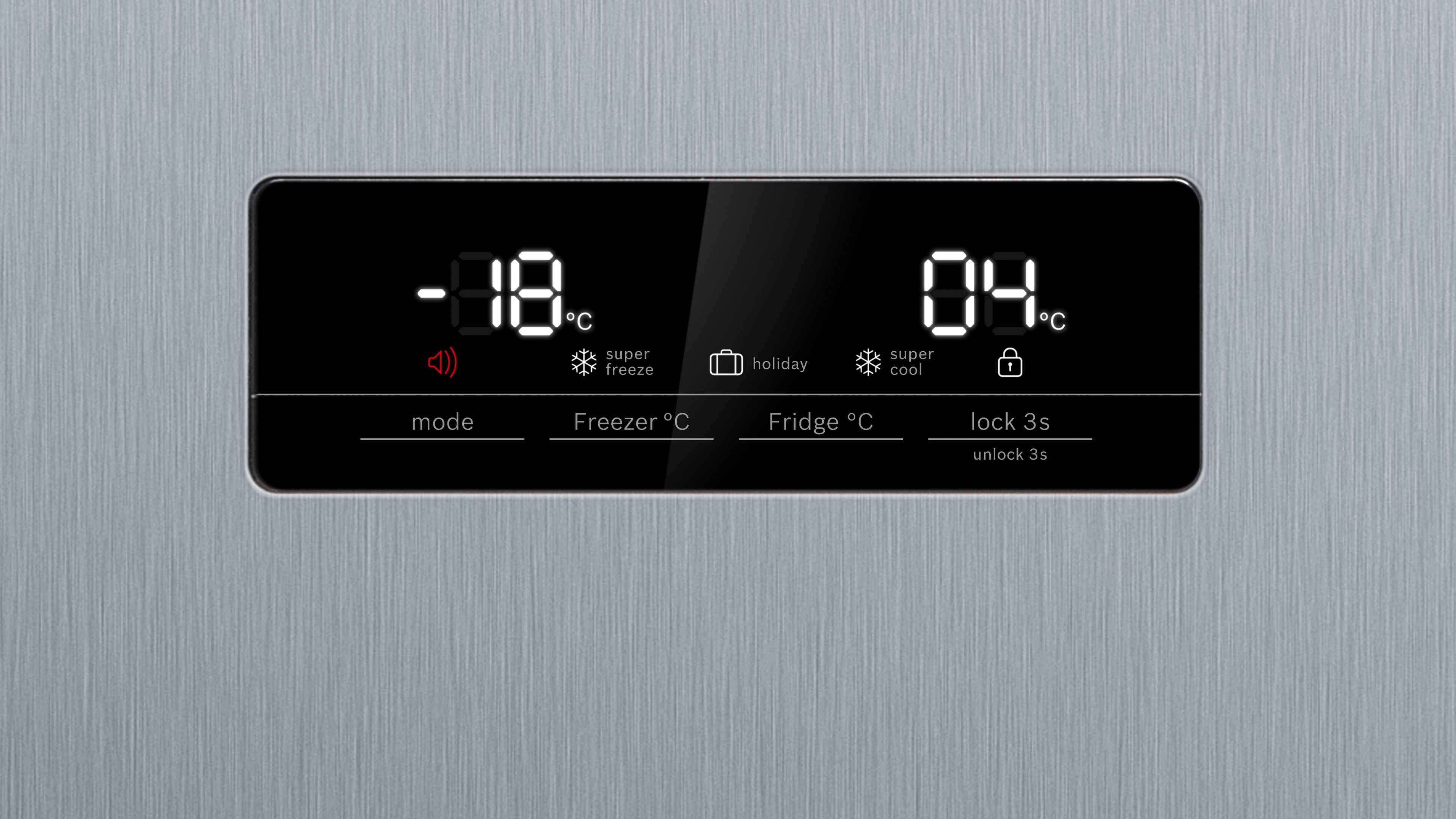 Bosch KAN93VIFPG American style Freestanding Frost free Fridge freezer - Stainless steel effect