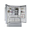 Bosch KFF96PIEP 50:50 American style Freestanding Frost free Fridge freezer - Silver