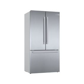 Bosch KFF96PIEP 50:50 American style Silver Freestanding Fridge freezer