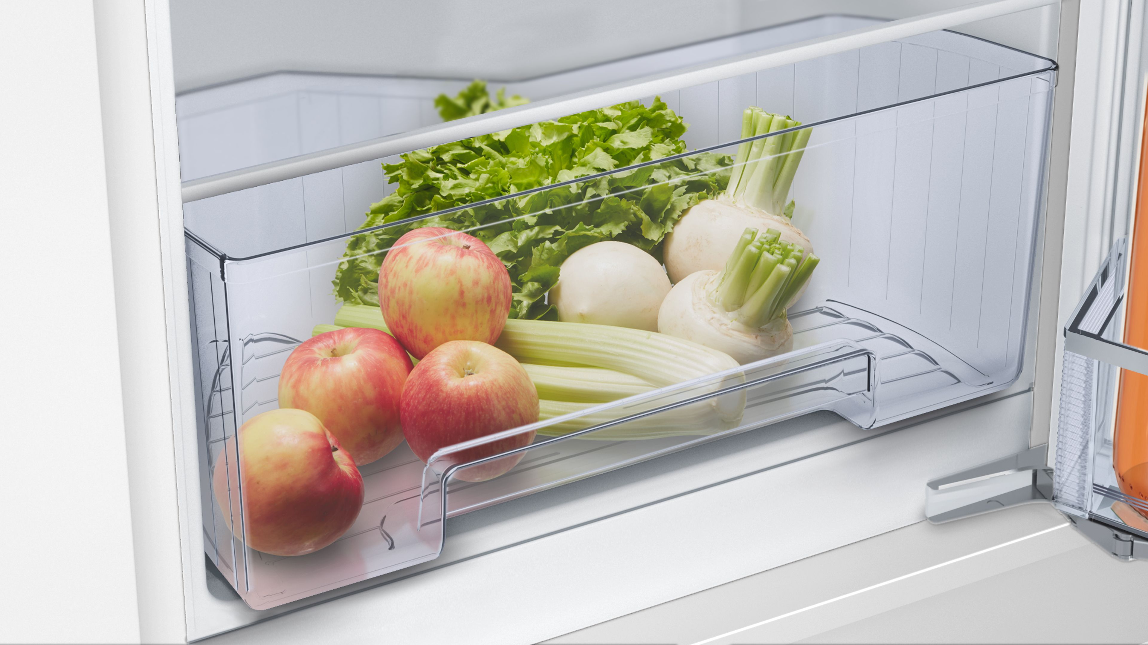 Bosch KIR18NSF0G Integrated Fridge - White