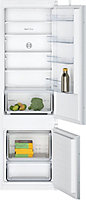 Bosch KIV87NSF0G 70:30 Integrated Fridge freezer - White