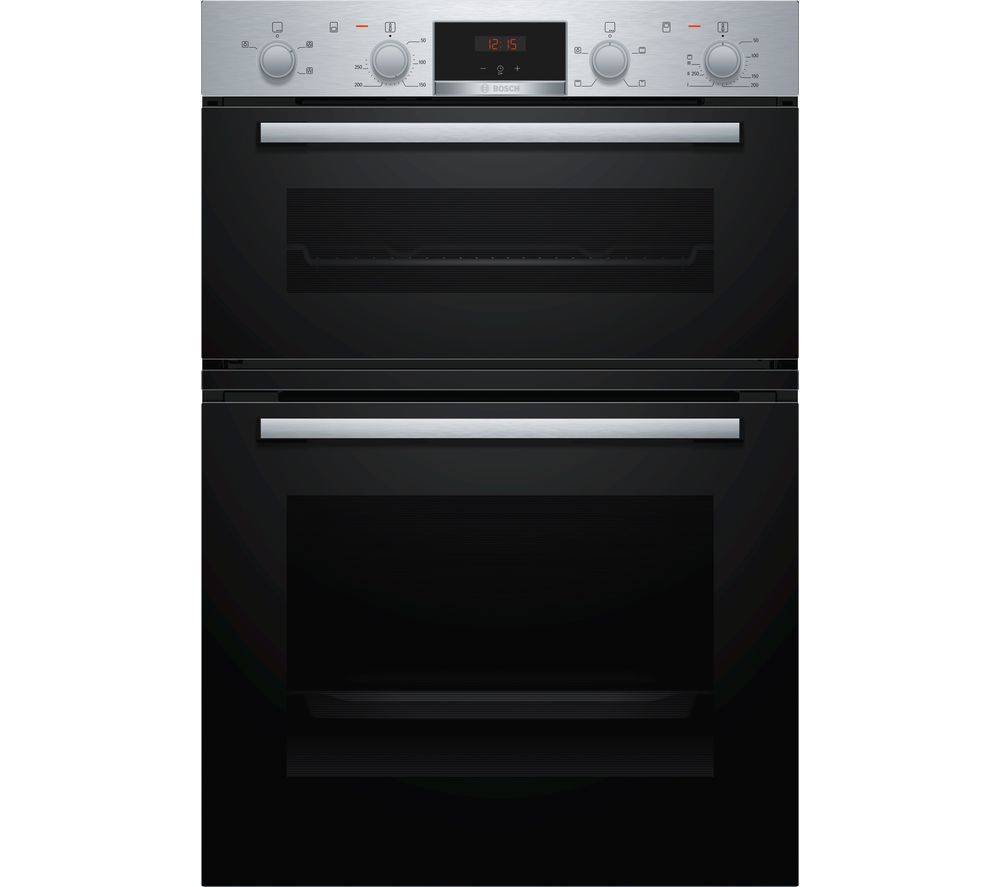 Bosch MHA133BR0B Built-in Double Oven - Stainless steel effect