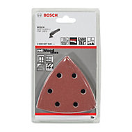 Bosch Mixed grit Sanding sheet set (L)20mm (W)111mm, Set of 10