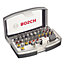 Bosch Mixed Screwdriver bits, 32 pieces