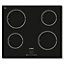 Bosch PIA611B68B 4 Zone Black Ceramic & glass Induction Hob, (W)592mm