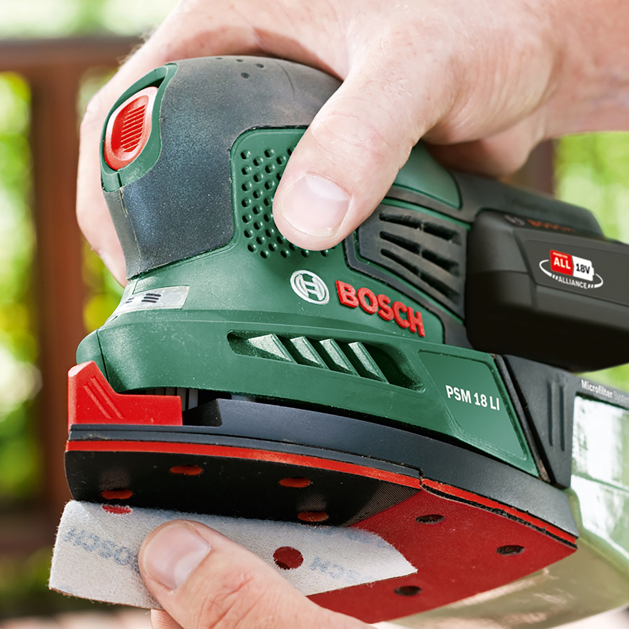 Cordless best sale sander b&q