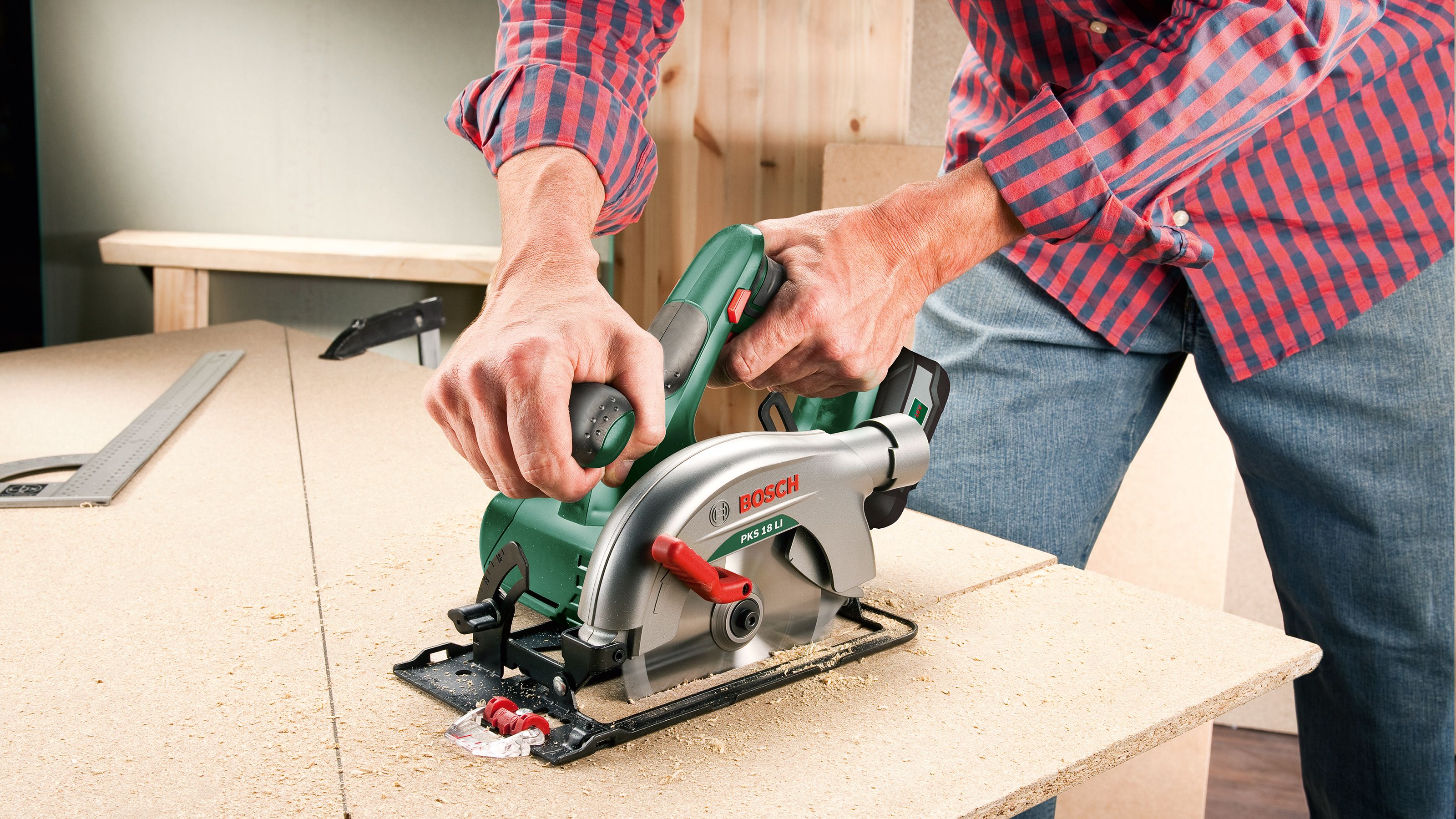 Bosch Power 4 all 18V 2.5 Li ion Cordless Circular saw PKS 18 Li