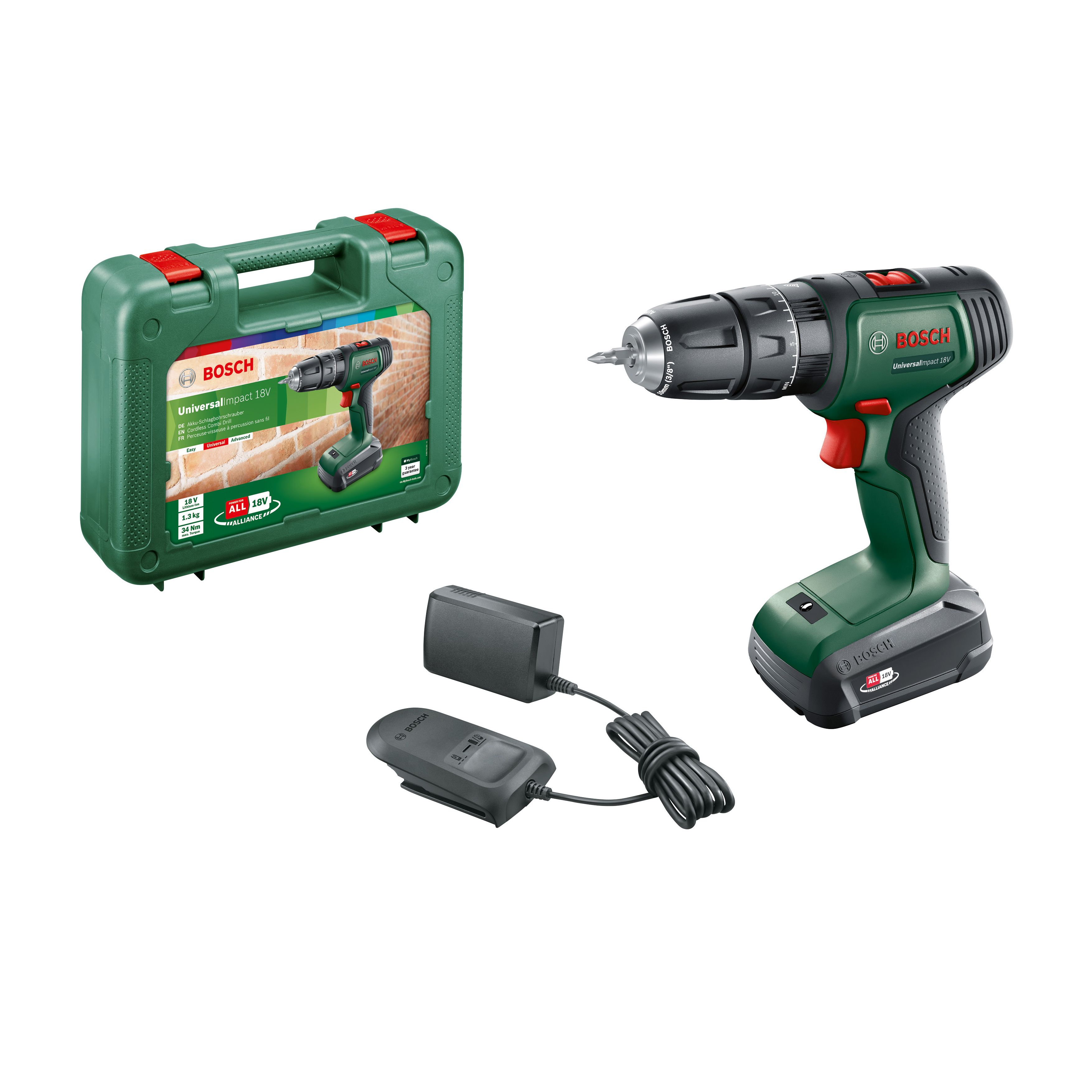 Bosch Power for ALL 18V 15Ah Li-ion Cordless Combi drill 06039D4170   DIY at BampQ