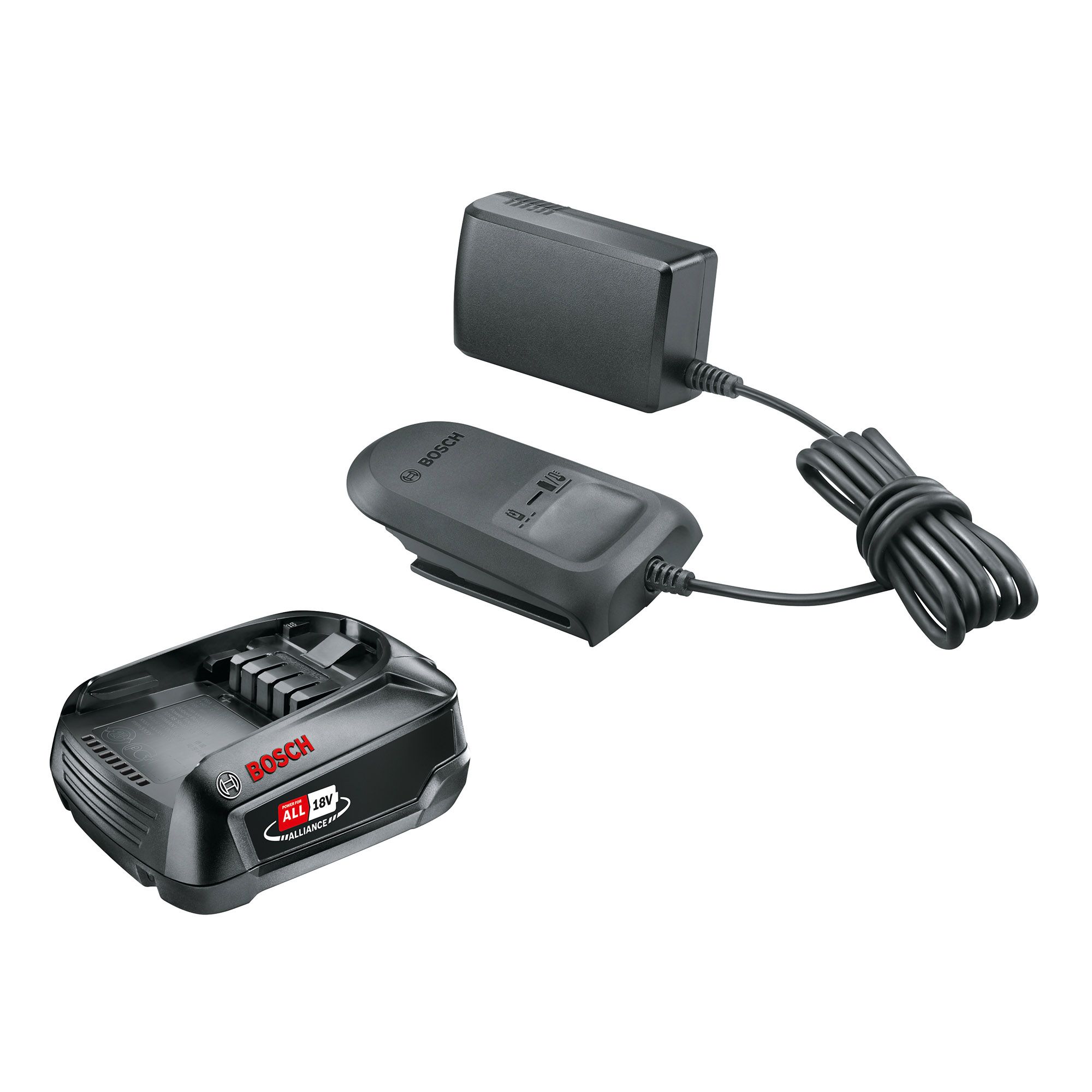 Bosch Power for all 18V 1 x 2.5 Battery charger with batteries