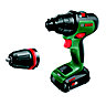 Bosch Power for All 18V 1 x 2.5Ah Li-ion Brushed Cordless Combi drill Advanced Impact 18