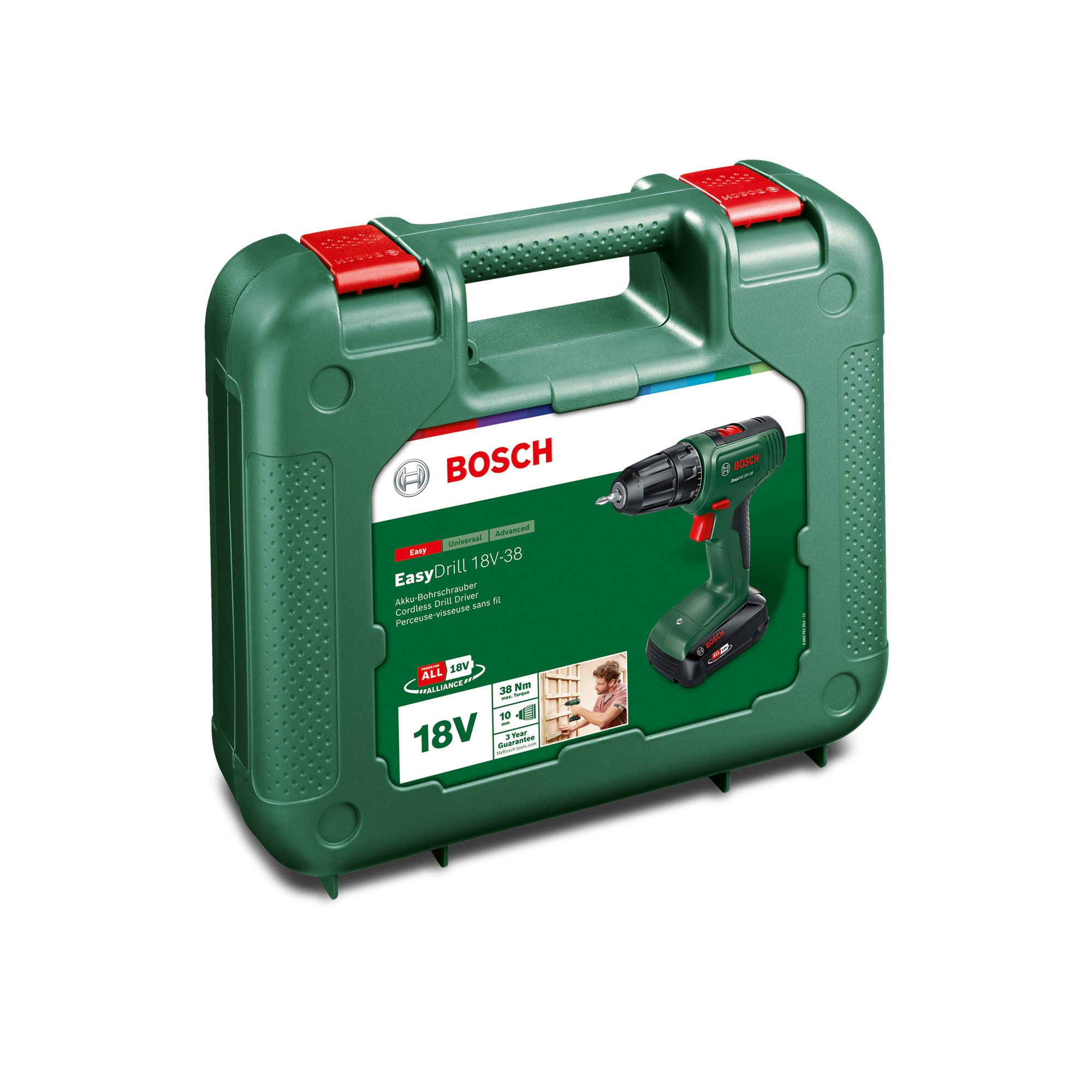 Bosch Home and Garden Cordless Combi Drill UniversalImpact 18 (without  battery, 18 Volt System, in carton packaging) 