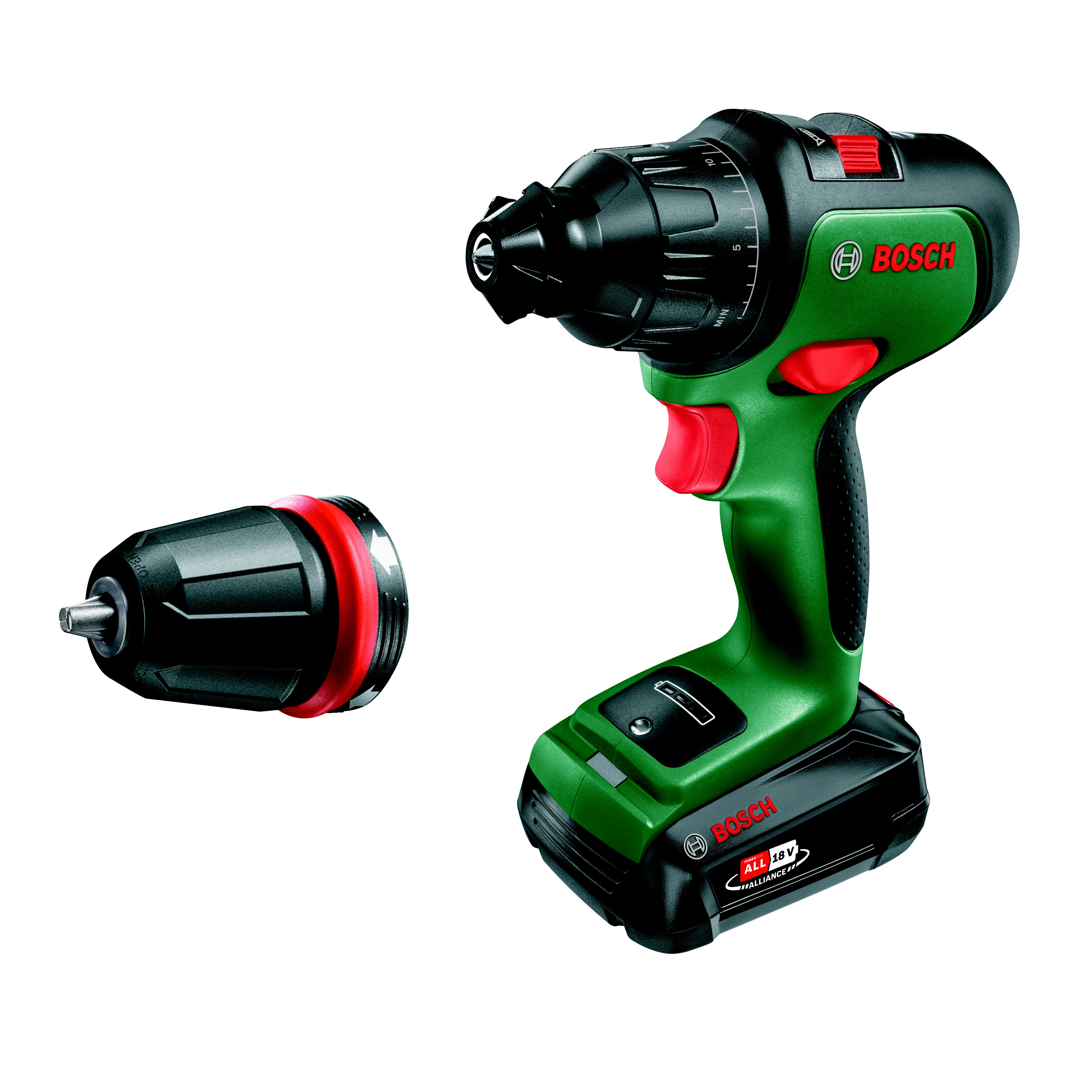 Bosch Power for All 18V 2.5Ah Liion Cordless Brushed Combi drill