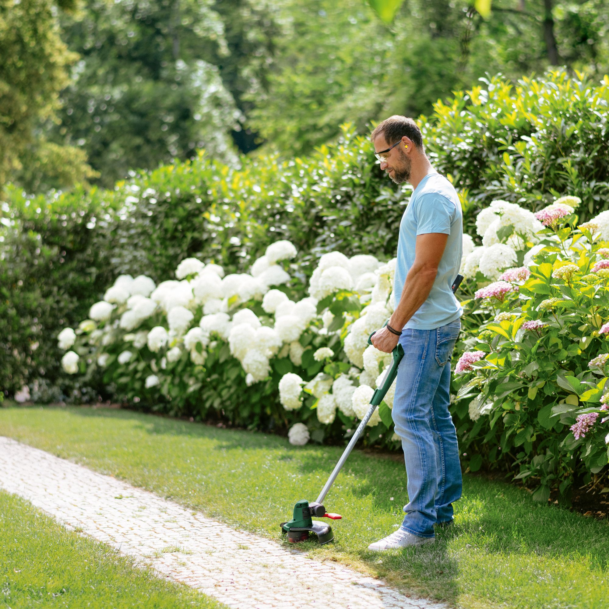 Bosch cordless discount line grass trimmer