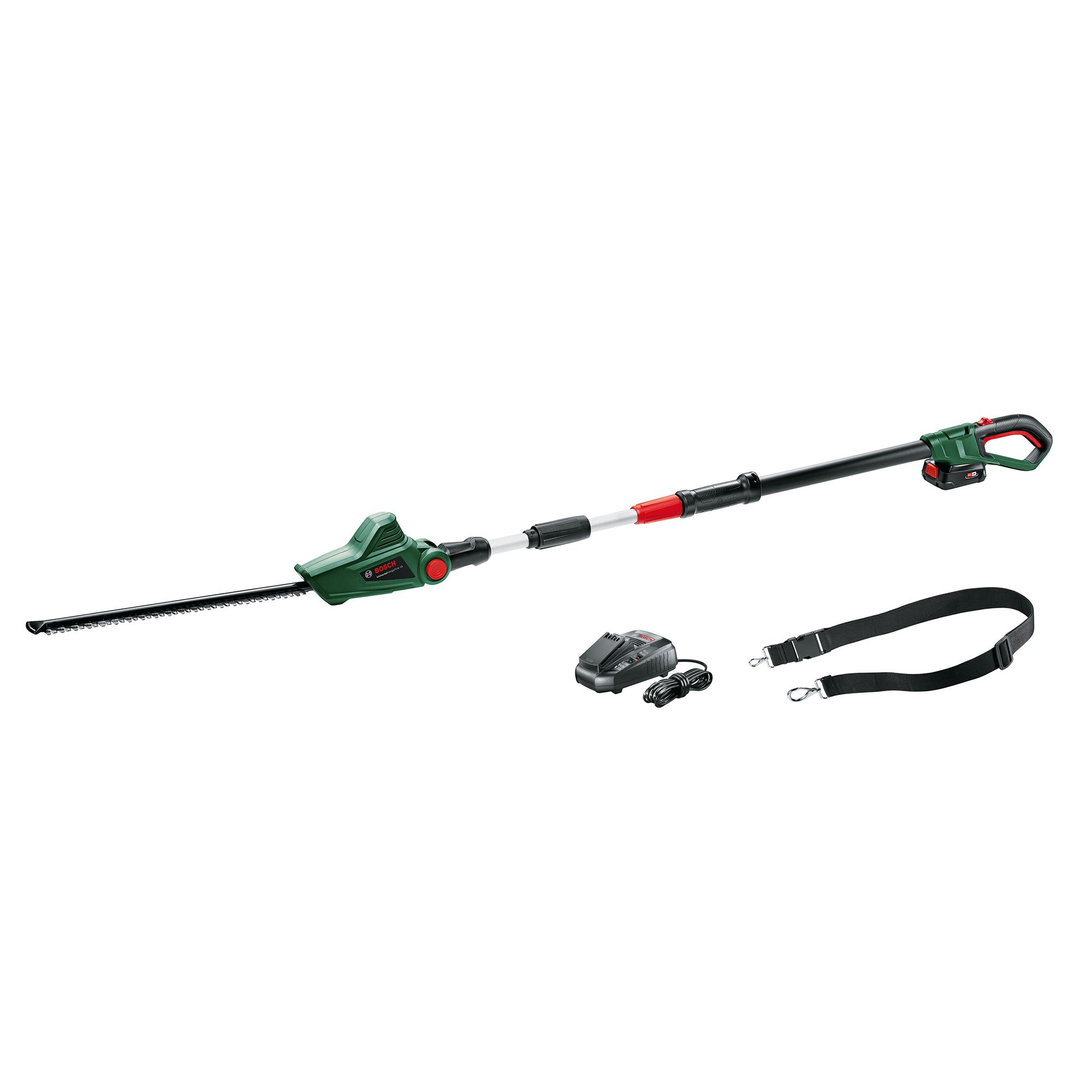 Black + Decker Pole Hedge Trimmer 18v Li-ion Battery 43cm Cut