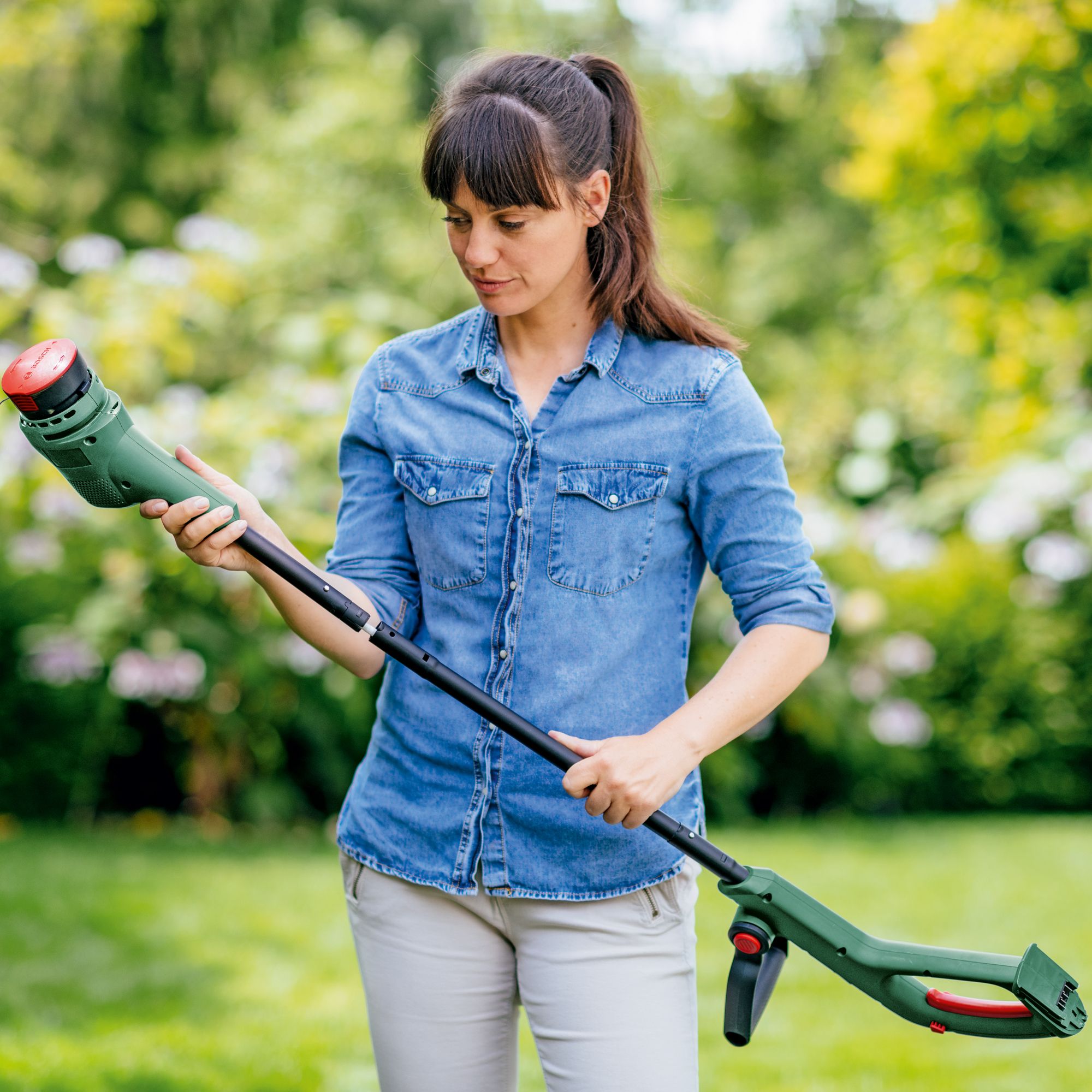 Bosch cordless strimmer b&q sale