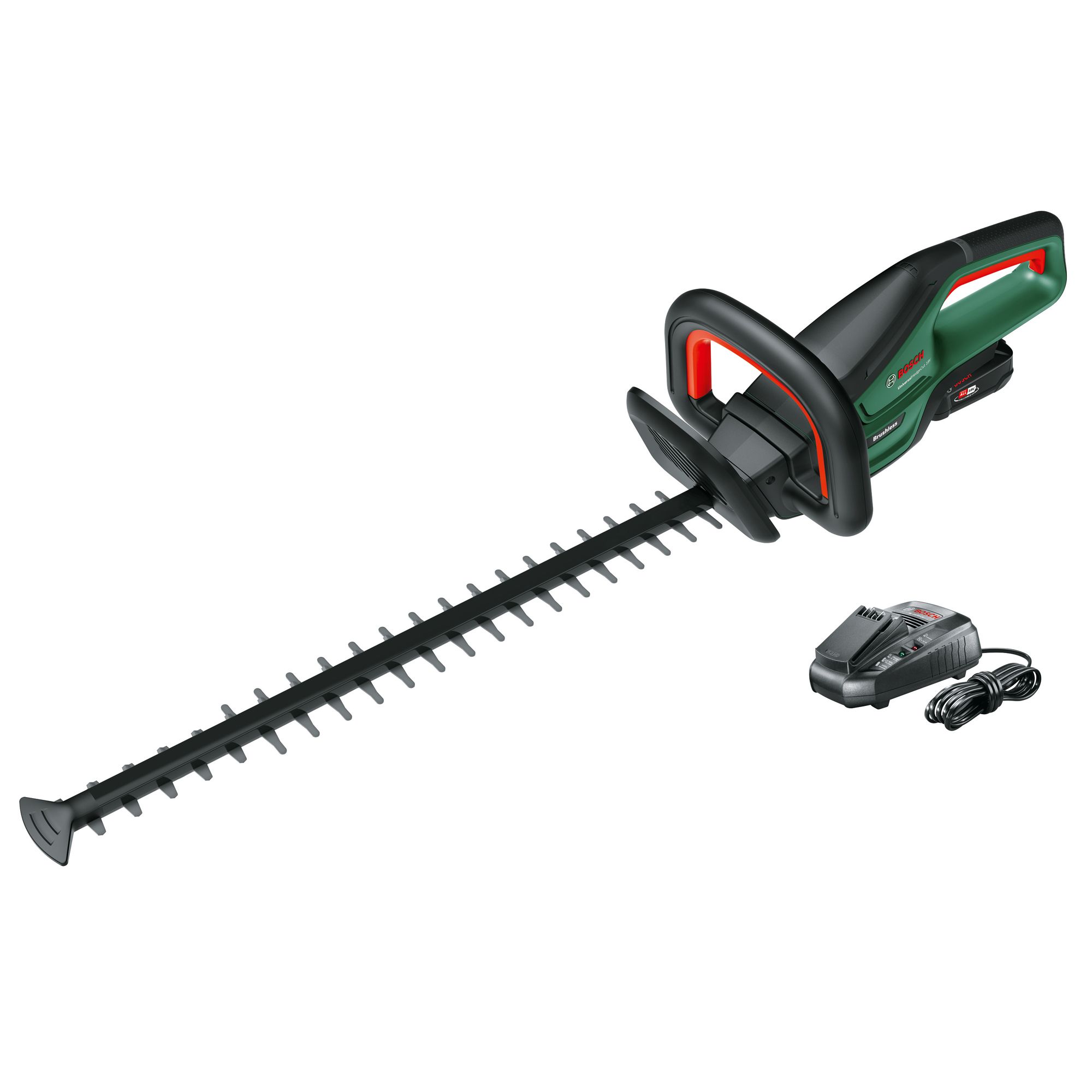 Bosch Power for all 18V Cordless Hedge trimmer (1 x 2.5Ah) - UniversalHedgeCut 18-55