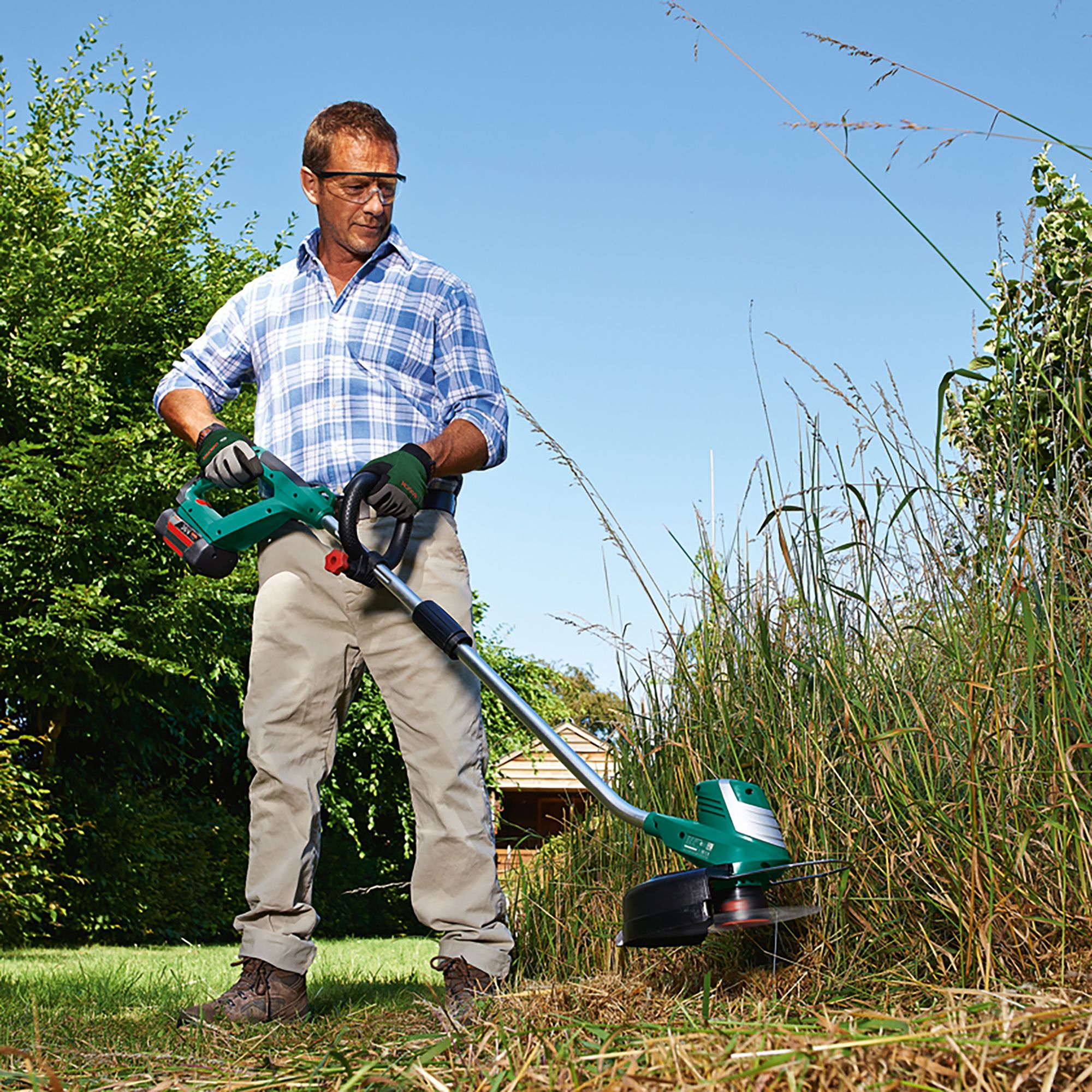 Garden weed brush lawn mower online b&q