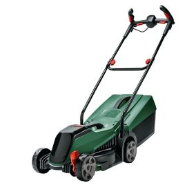 B and q store lawnmowers electric