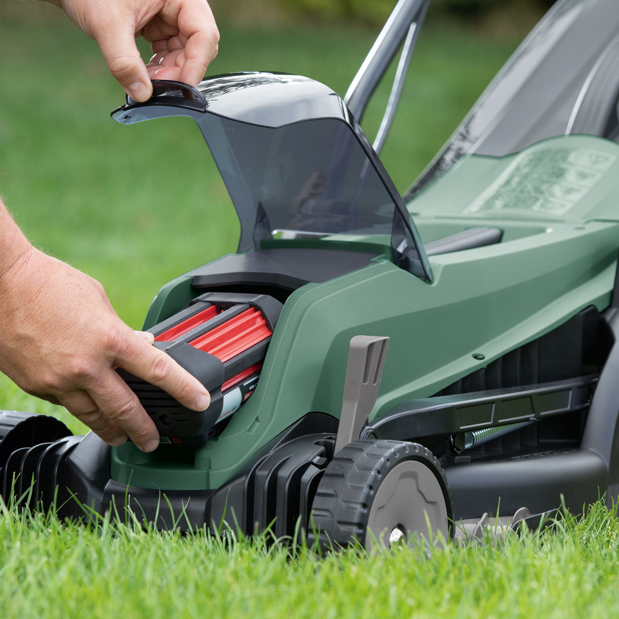 Bosch lawnmower rotak online 36