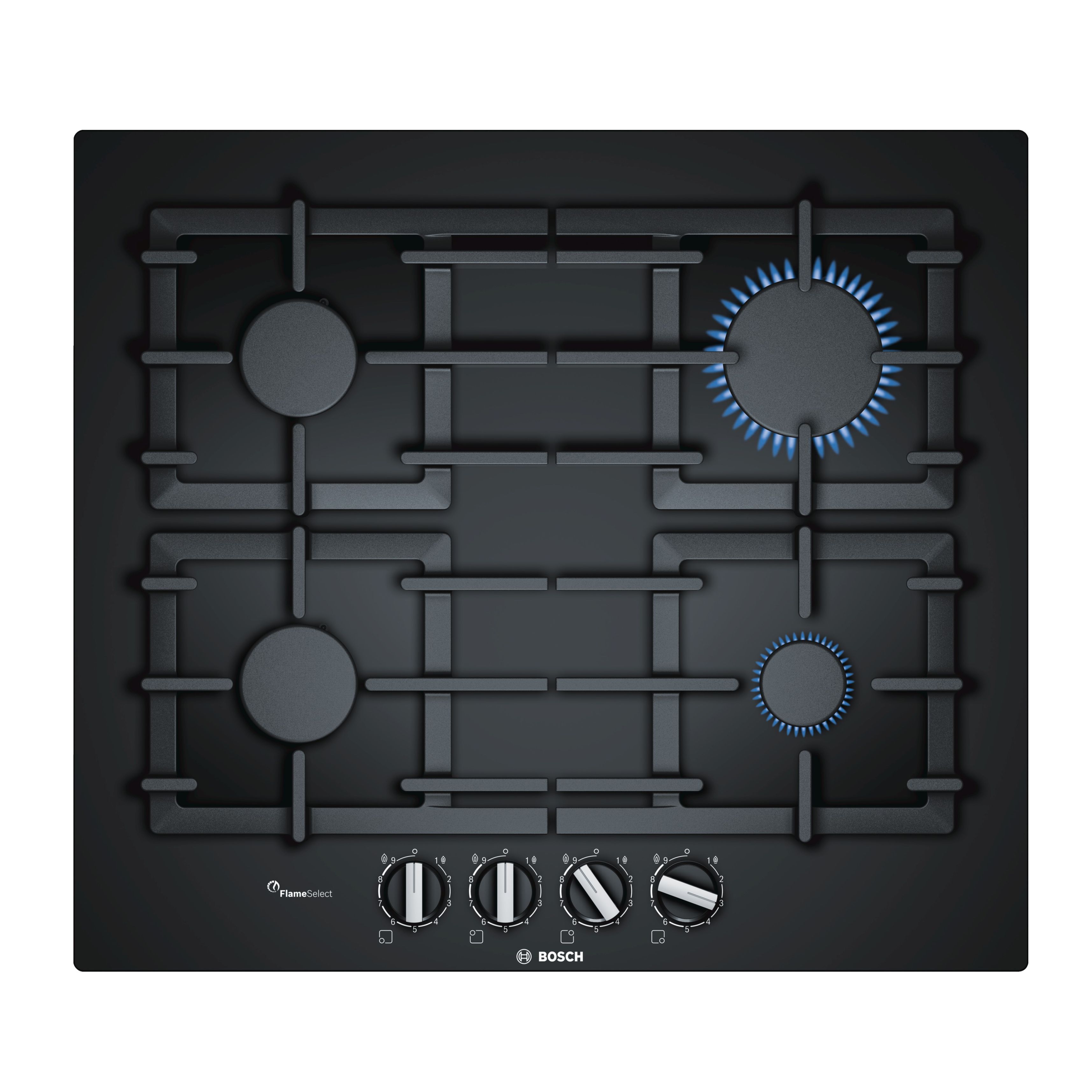 Bosch PPP6A6B90 59cm Gas Hob - Black