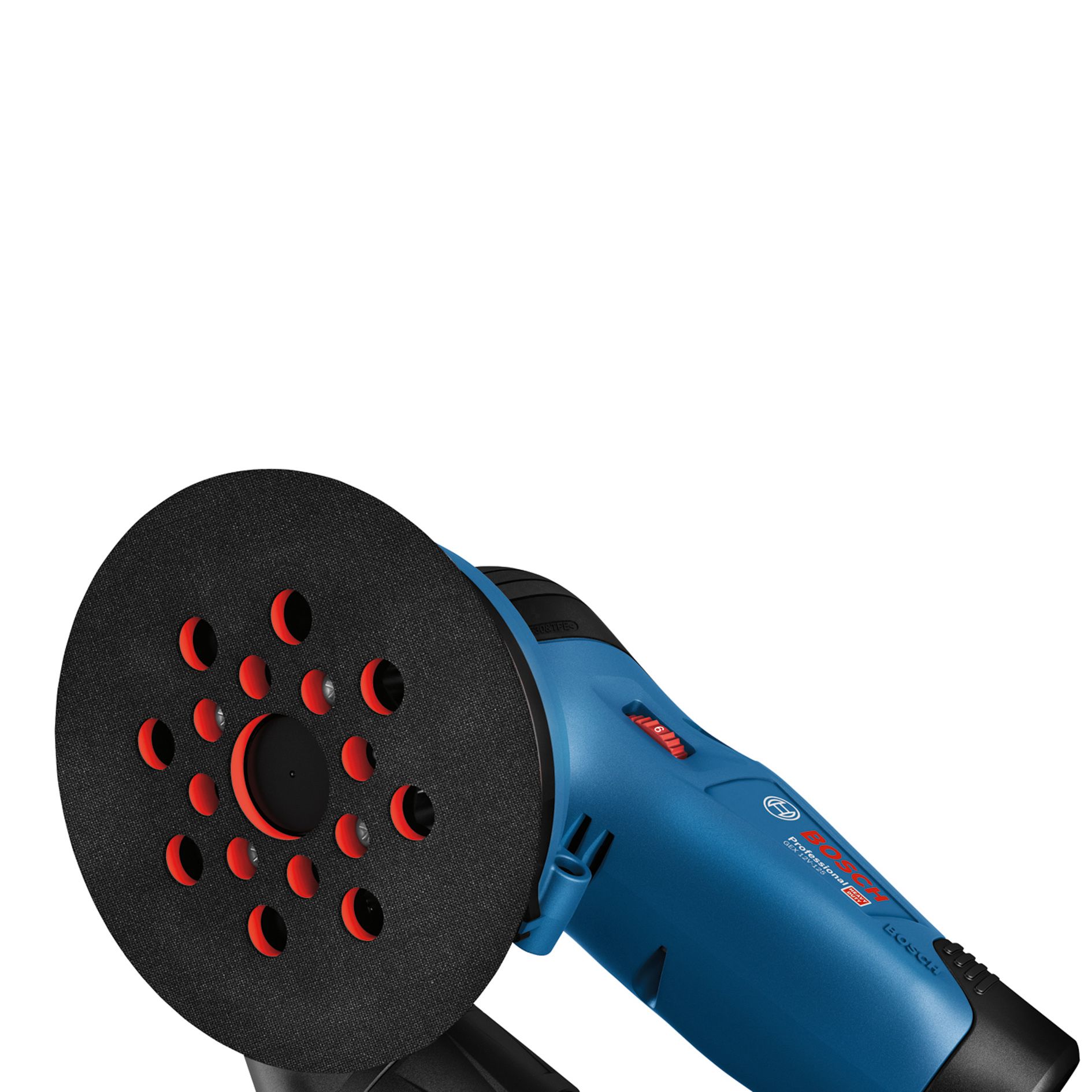 Bosch Professional 12V 125mm Li-ion Airstream Cordless Random orbit sander GEX 12V 125 - Bare unit - 3