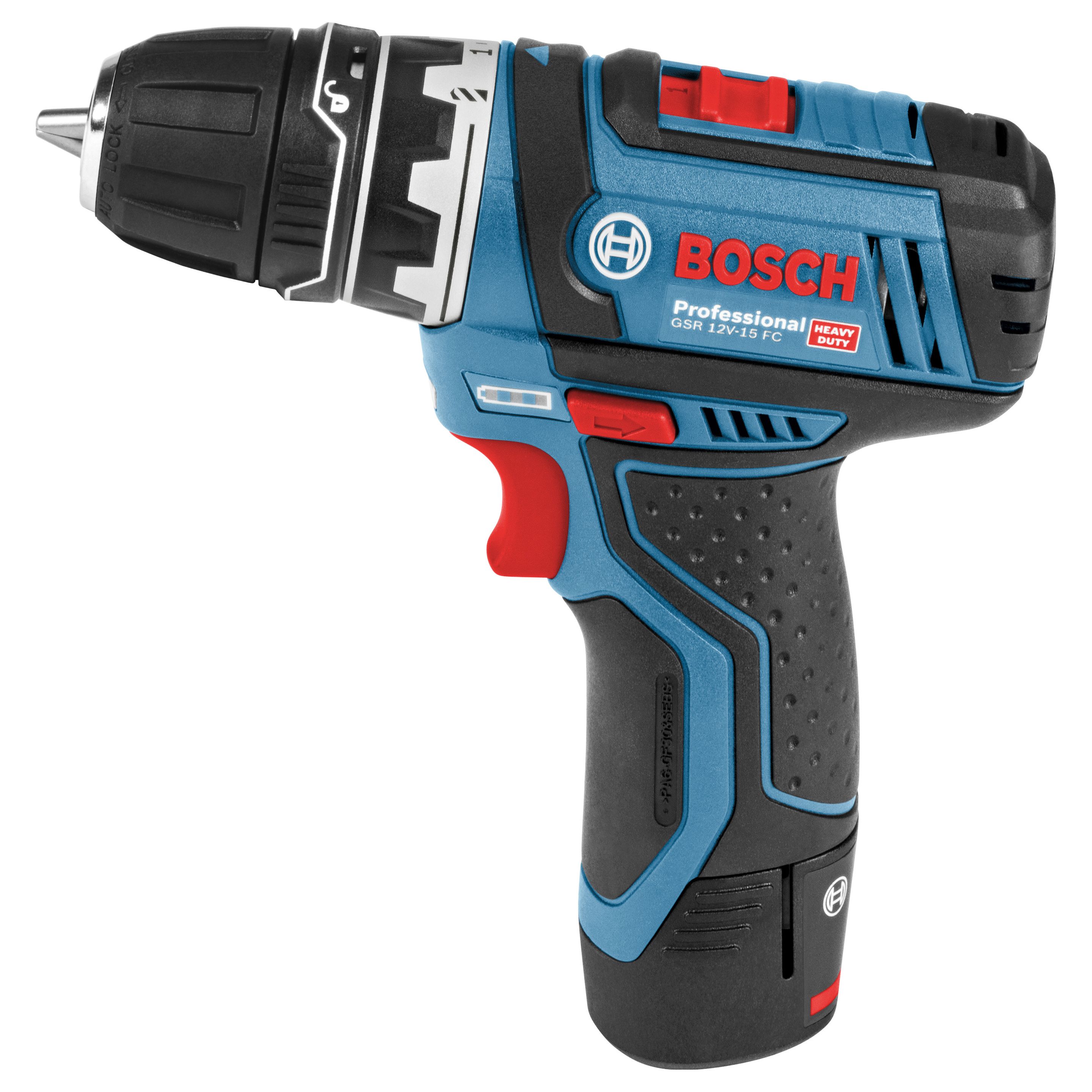 Bosch Professional 12V Li-ion Cordless Drill driver (2 x 2Ah) - GSR 12V-15 FC - 6