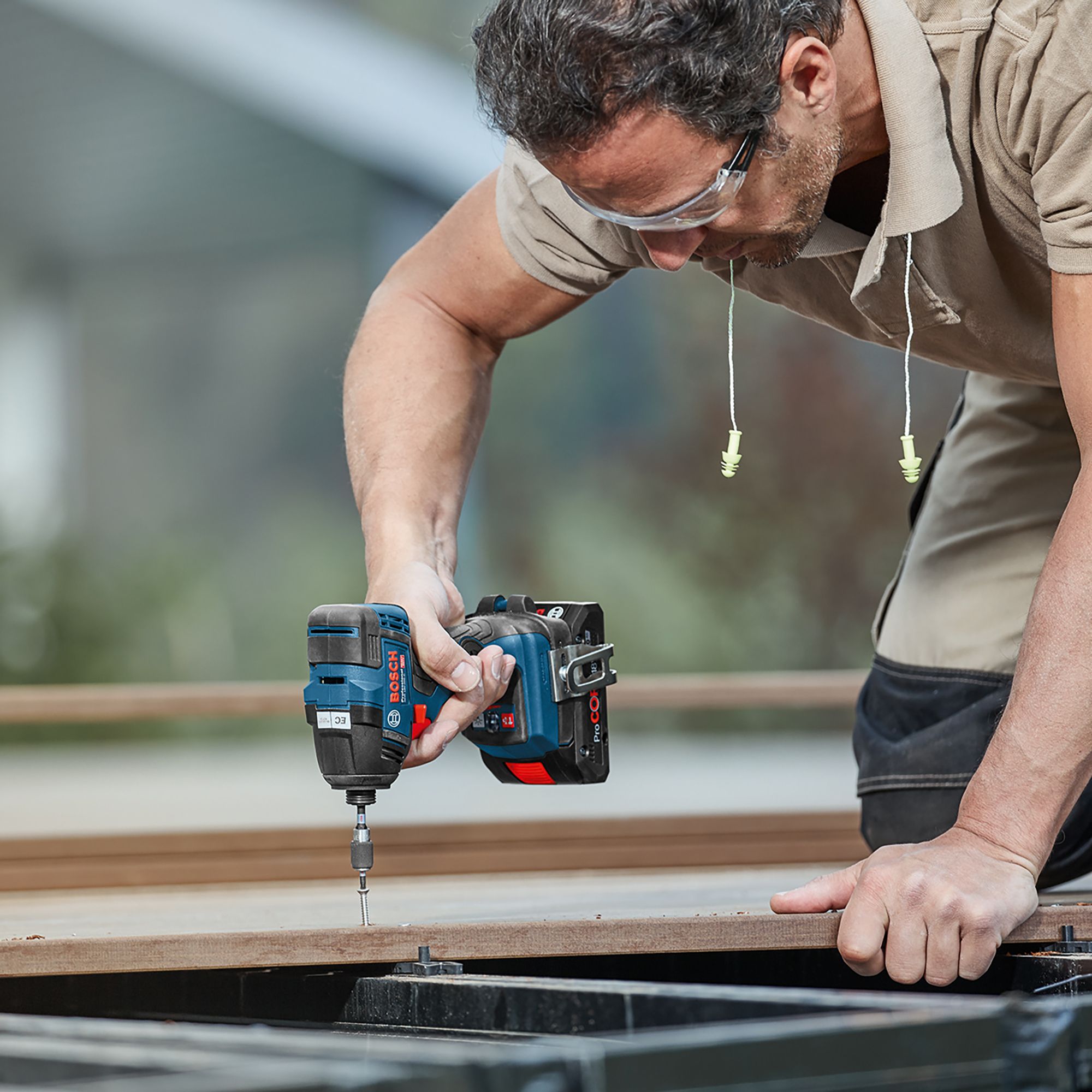 Bosch Professional 18V Coolpack Cordless Impact driver (Bare Tool) - GDR 18V 200 - 3