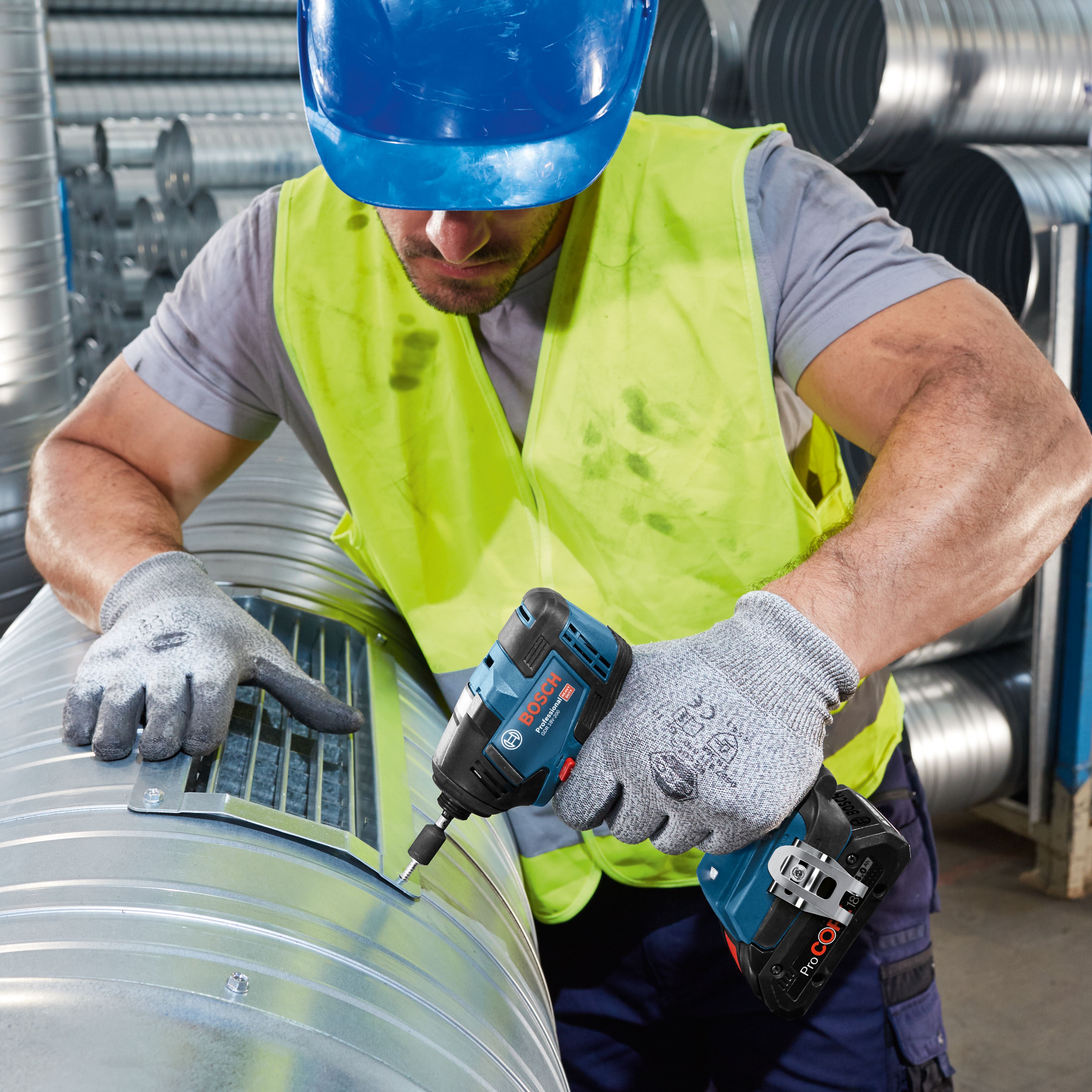 Bosch Professional 18V Coolpack Cordless Impact driver (Bare Tool) - GDR 18V 200 - 7