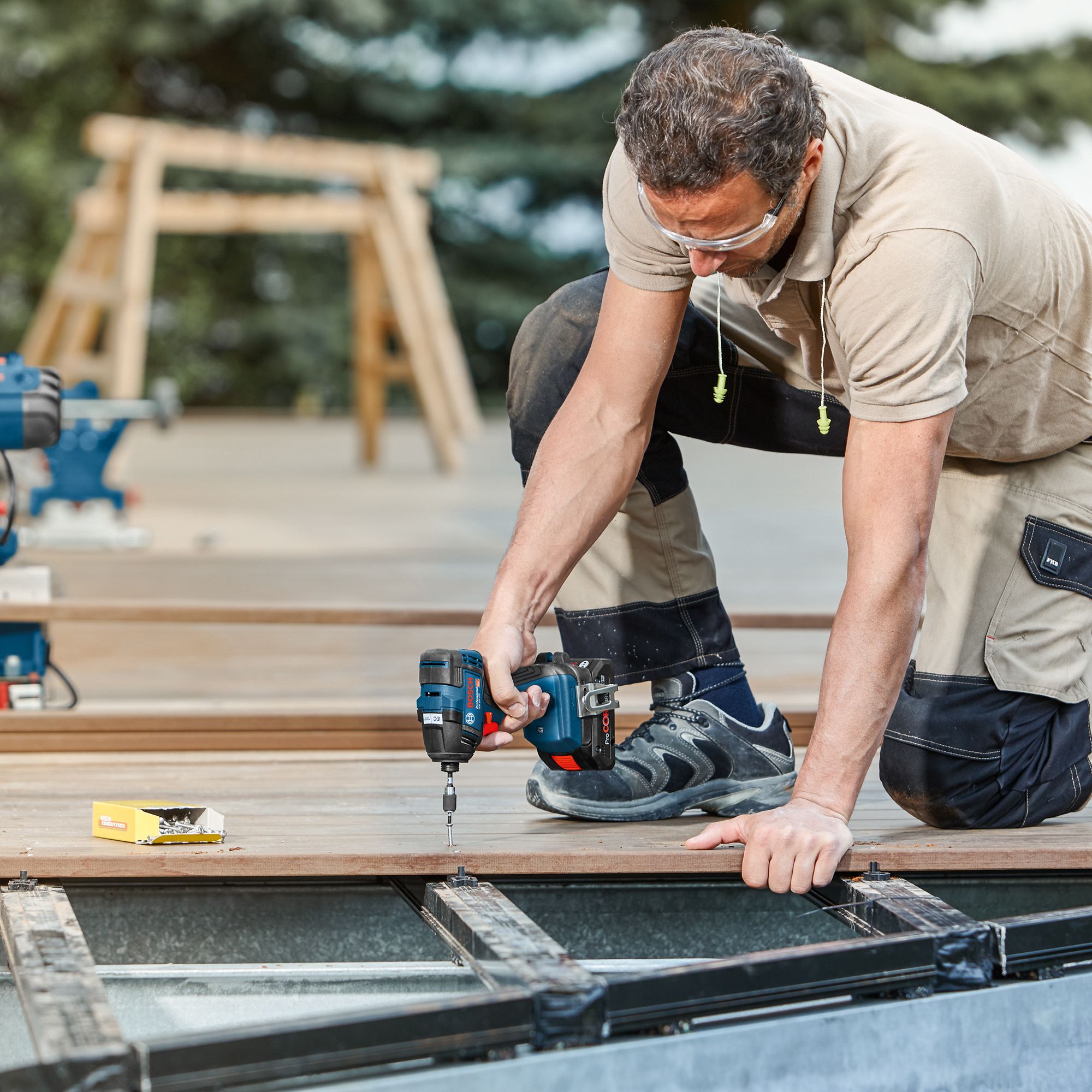 Bosch Professional 18V Coolpack Cordless Impact driver (Bare Tool) - GDR 18V 200 - 6