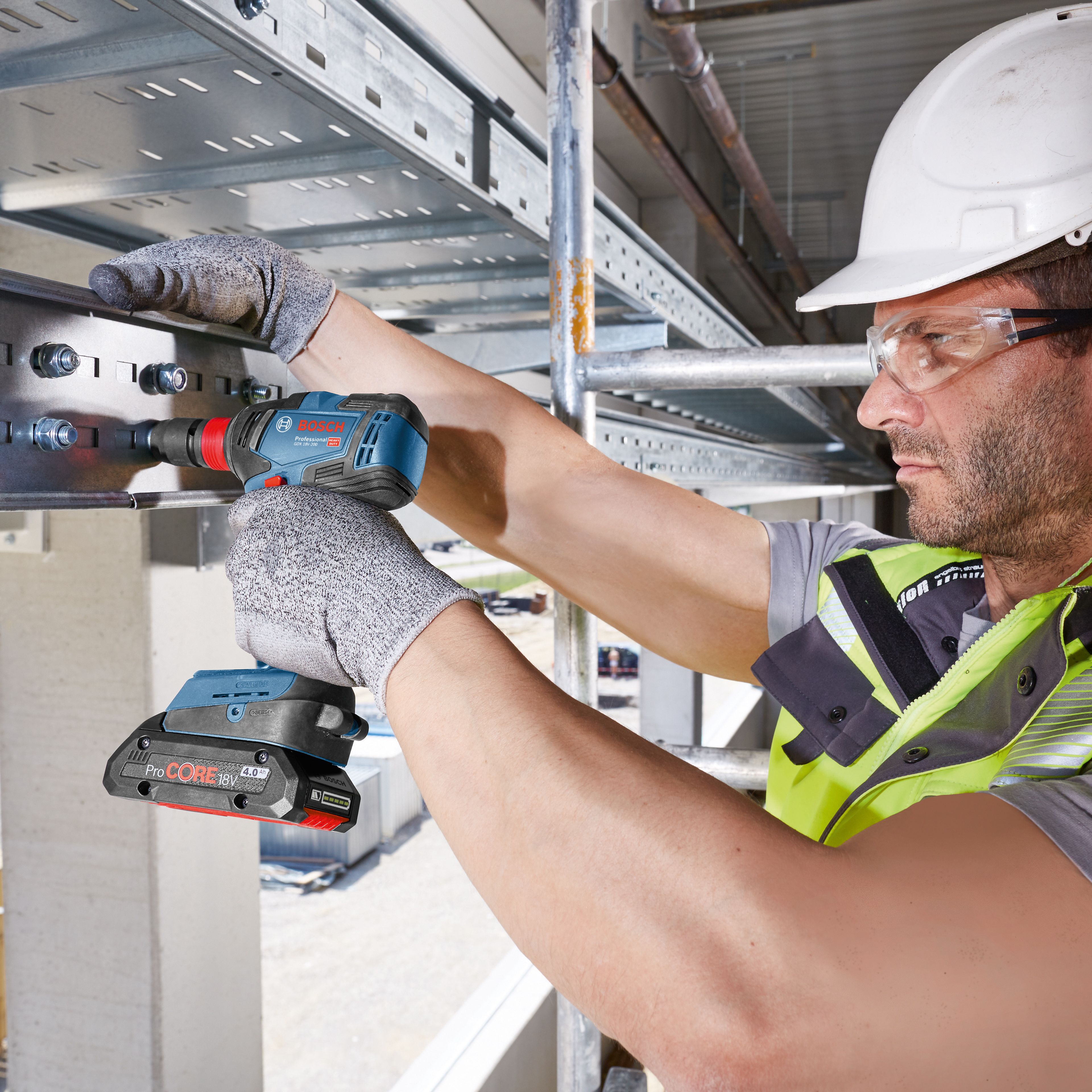 Bosch Professional 18V Coolpack Cordless Impact driver (Bare Tool) - GDX 18V 200