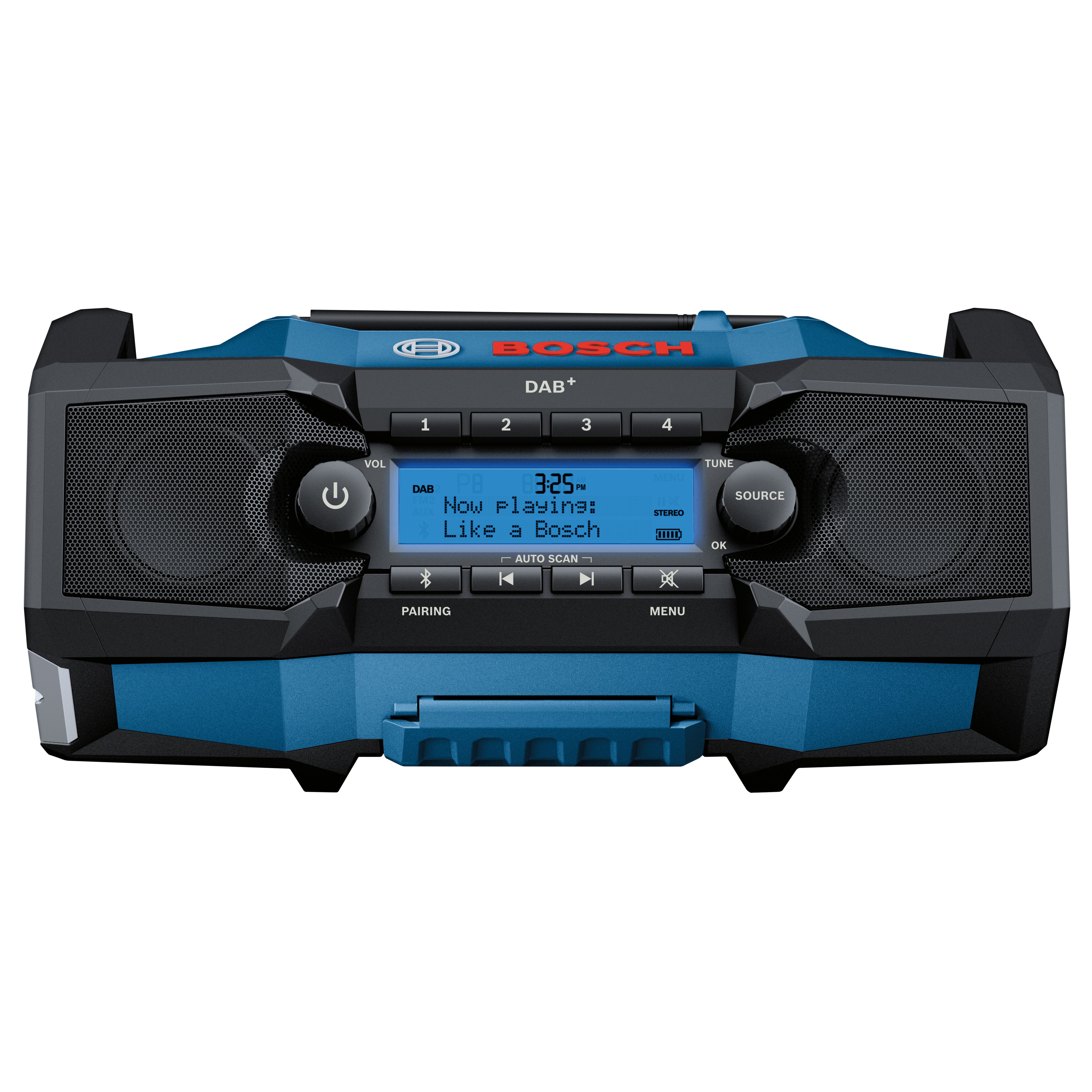 Bosch Professional 18V DAB+/FM Cordless Site radio GPB 18V-2 SC - Bare unit