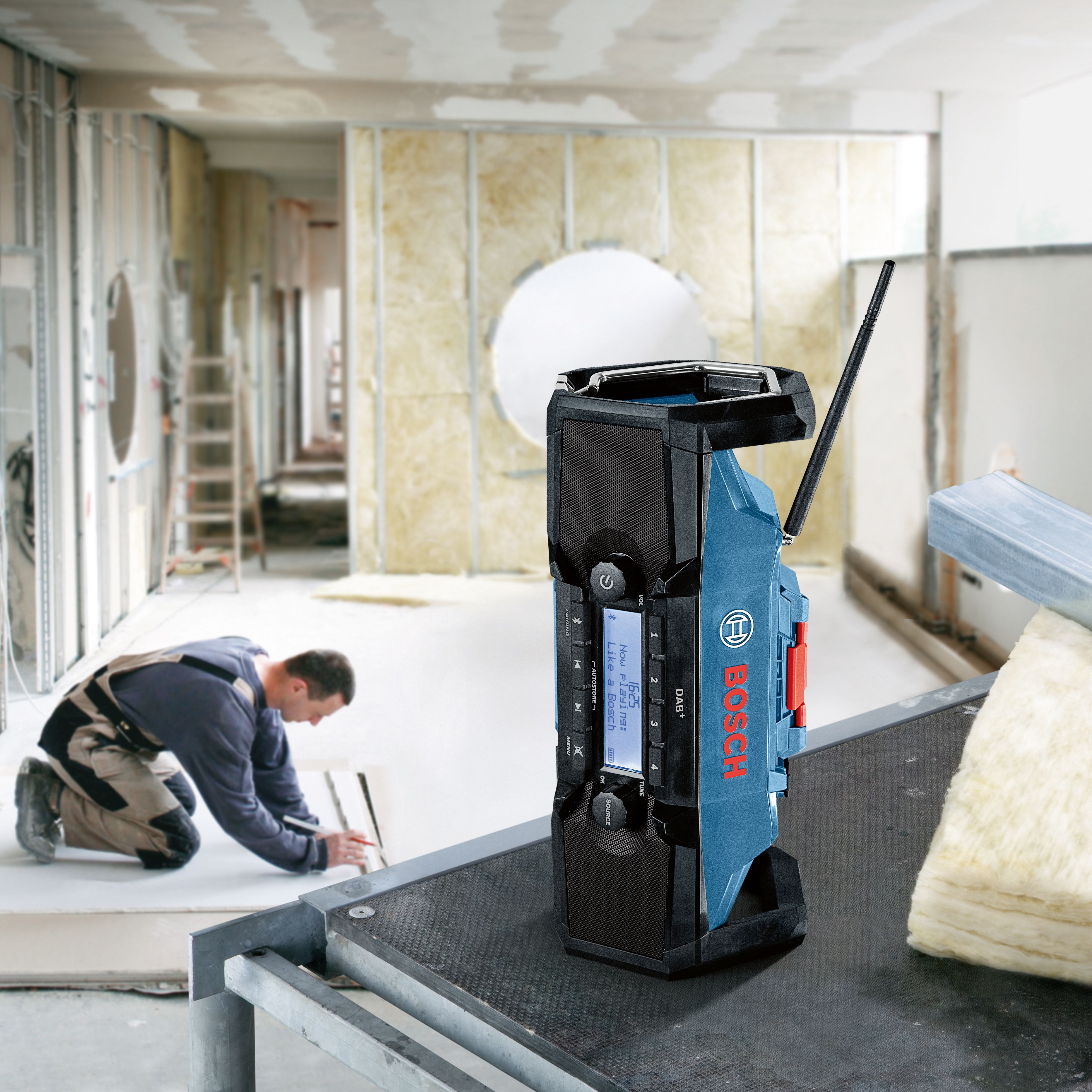Bosch Professional 18V DAB+/FM Cordless Site radio GPB 18V-2 SC - Bare unit - 4
