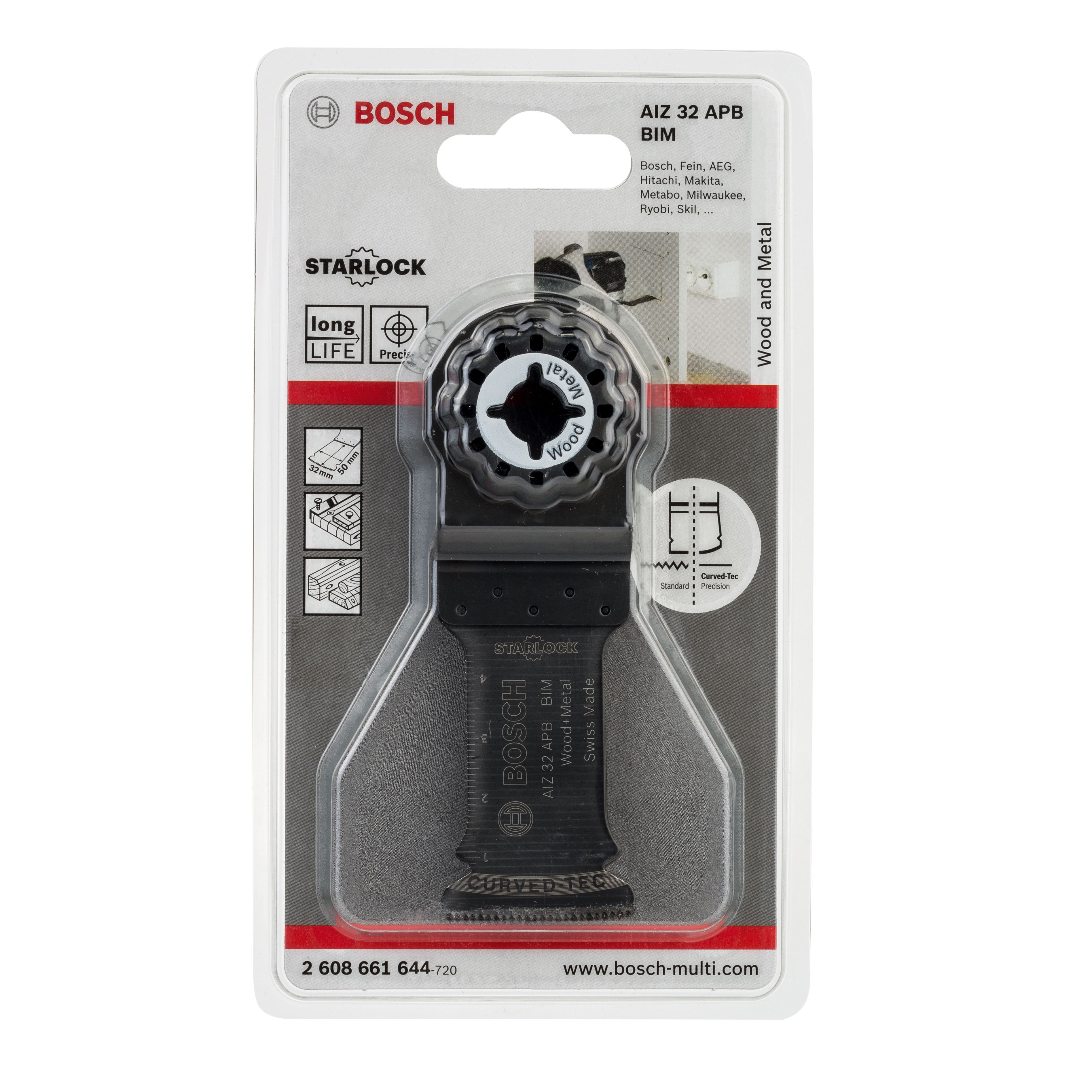 Bosch Professional 32mm Bi-metal Plunge cutting blade - AIZ 32 APB