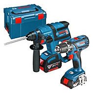 Bosch Professional 4Ah Li-ion Cordless Combi drill & hammer pack 0.615.990.H5H