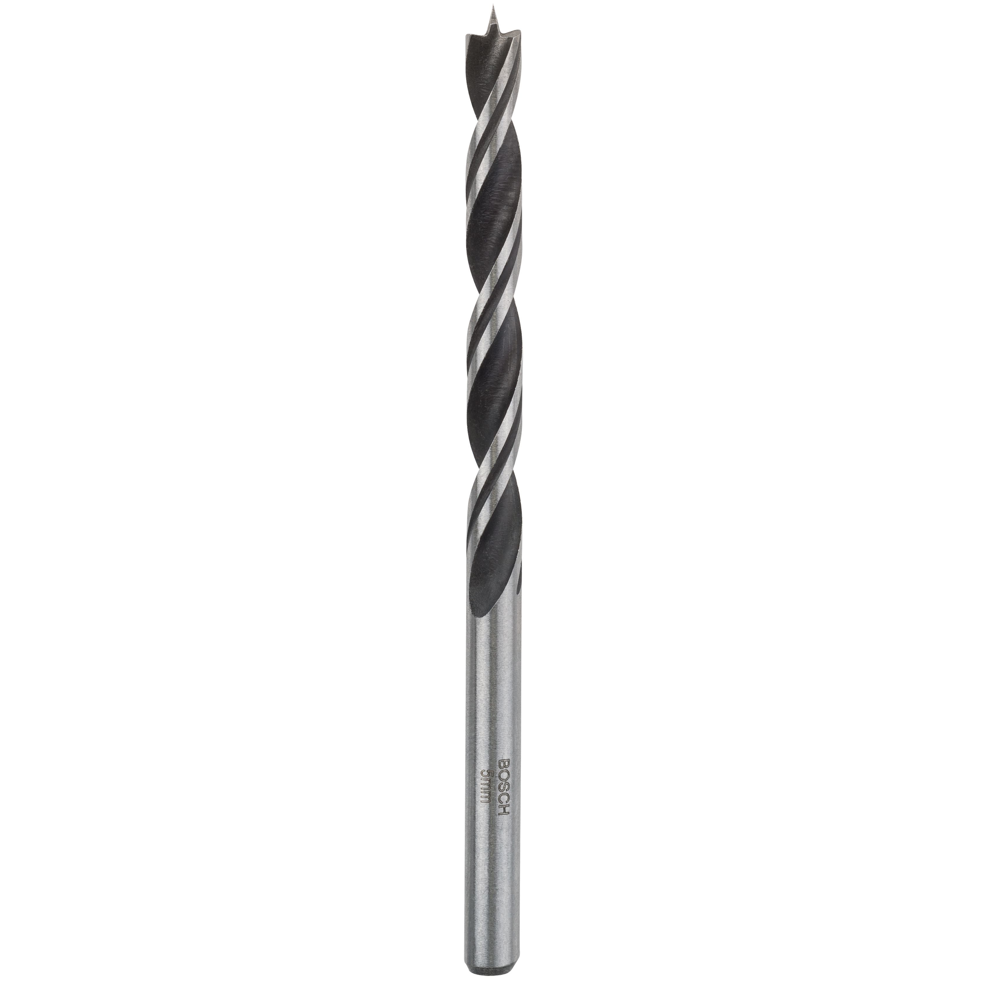 Bosch  Round Shank Double-Flute Brad Point Wood Drill Bit 8mm x 110mm