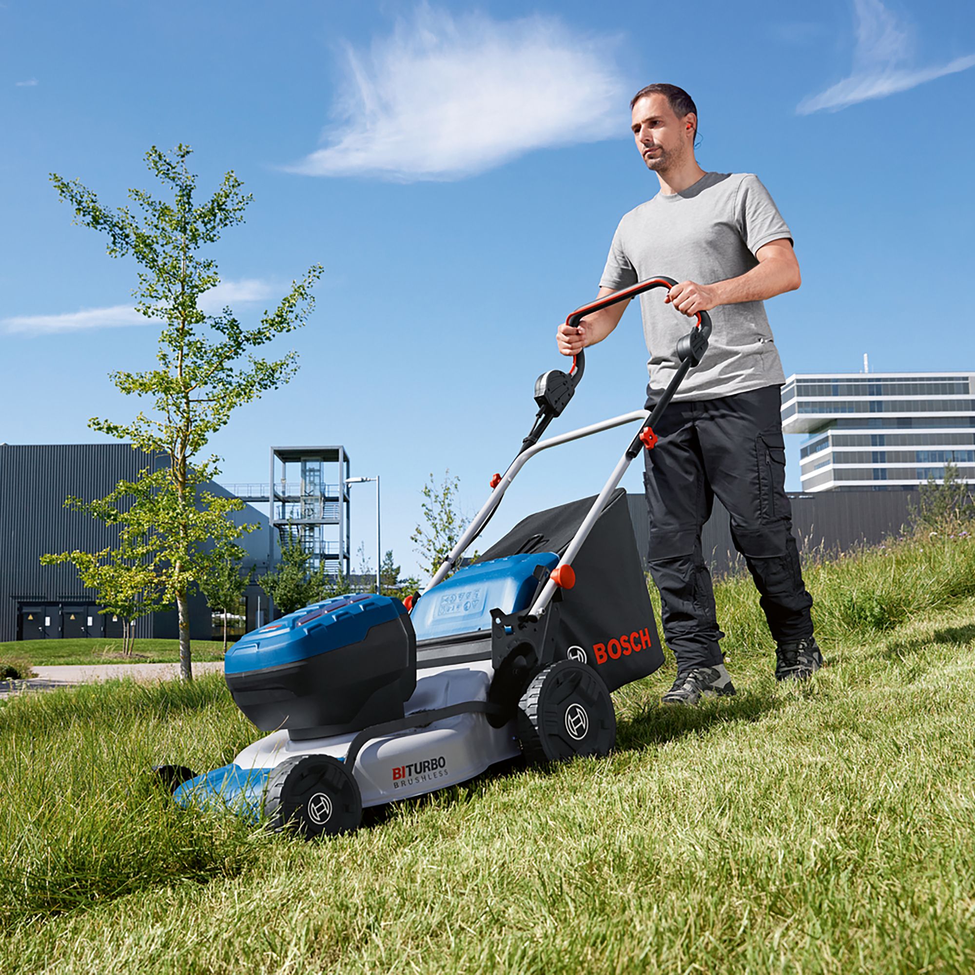 B&q bosch lawnmowers sale