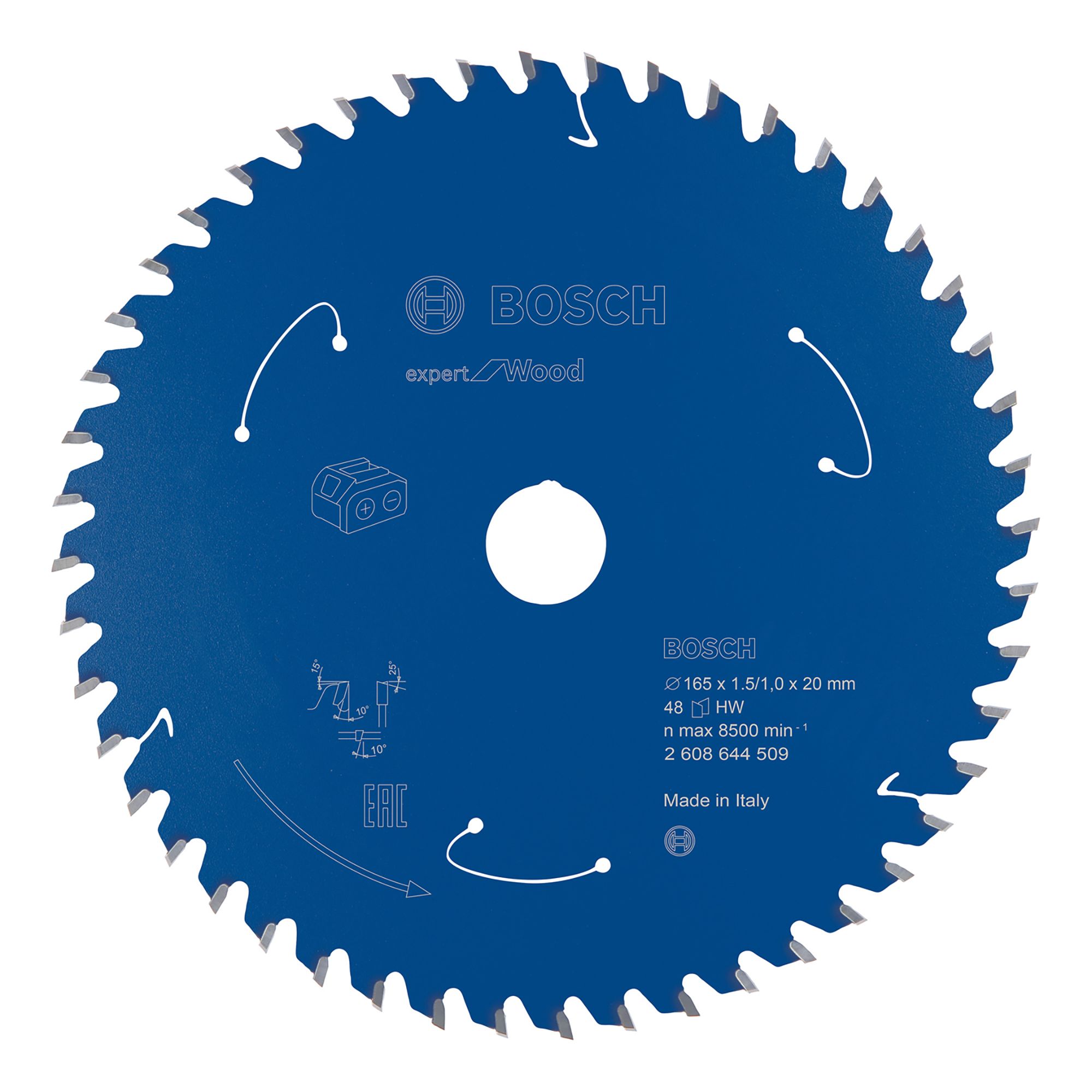 Bosch Professional Expert 48T Circular saw blade (Dia)165mm